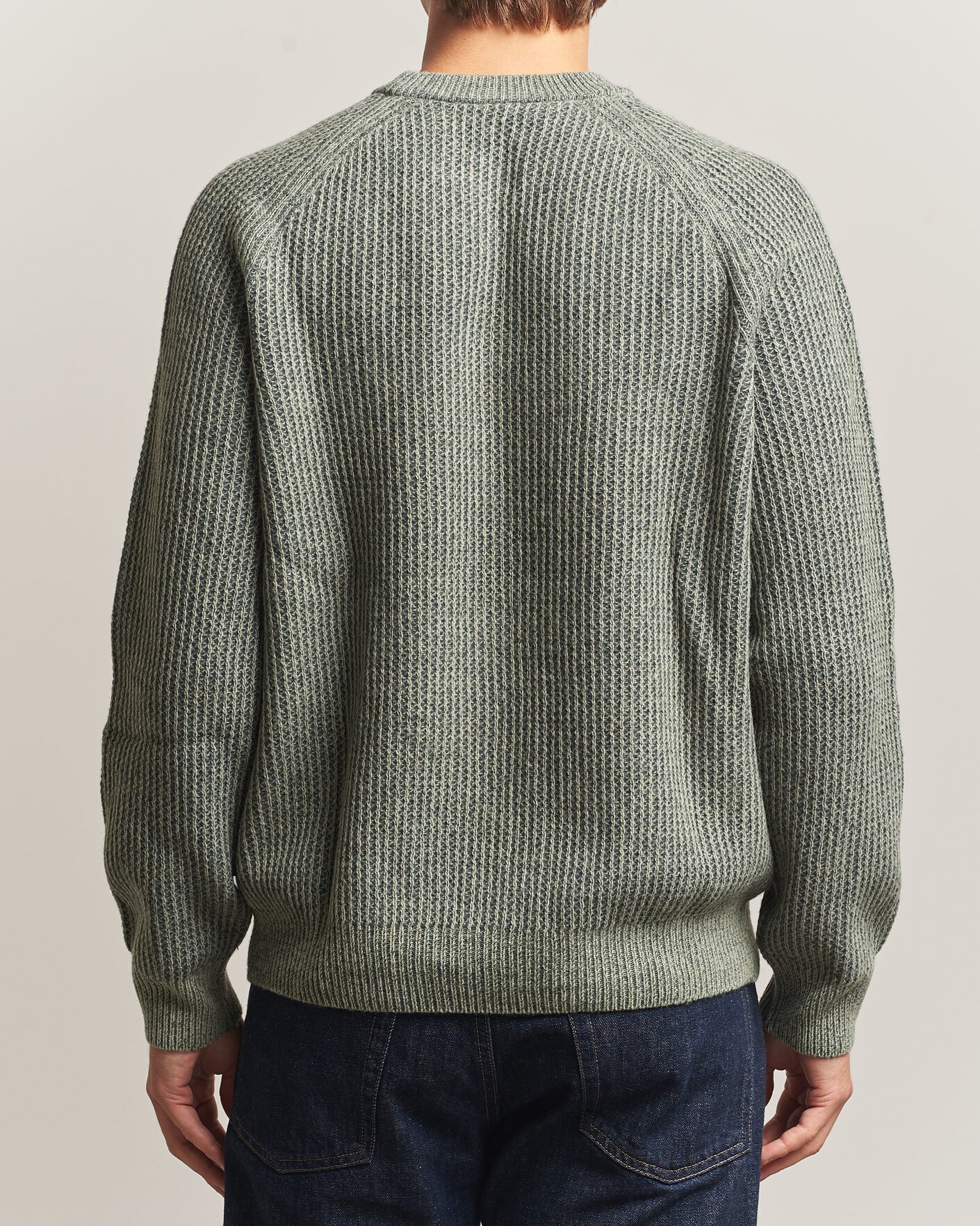 Uomini | Maglieria | BOSS ORANGE | Kepler Wool Knitted Sweater Open Green