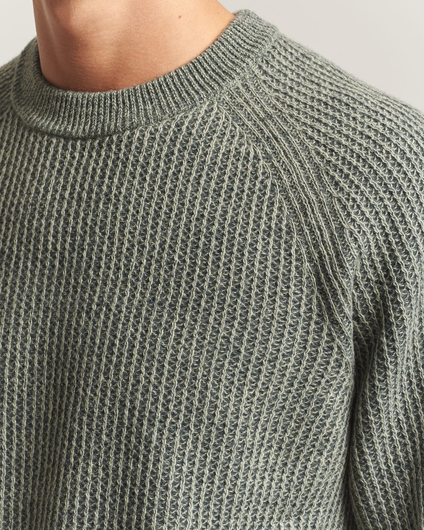 Uomini | Maglieria | BOSS ORANGE | Kepler Wool Knitted Sweater Open Green