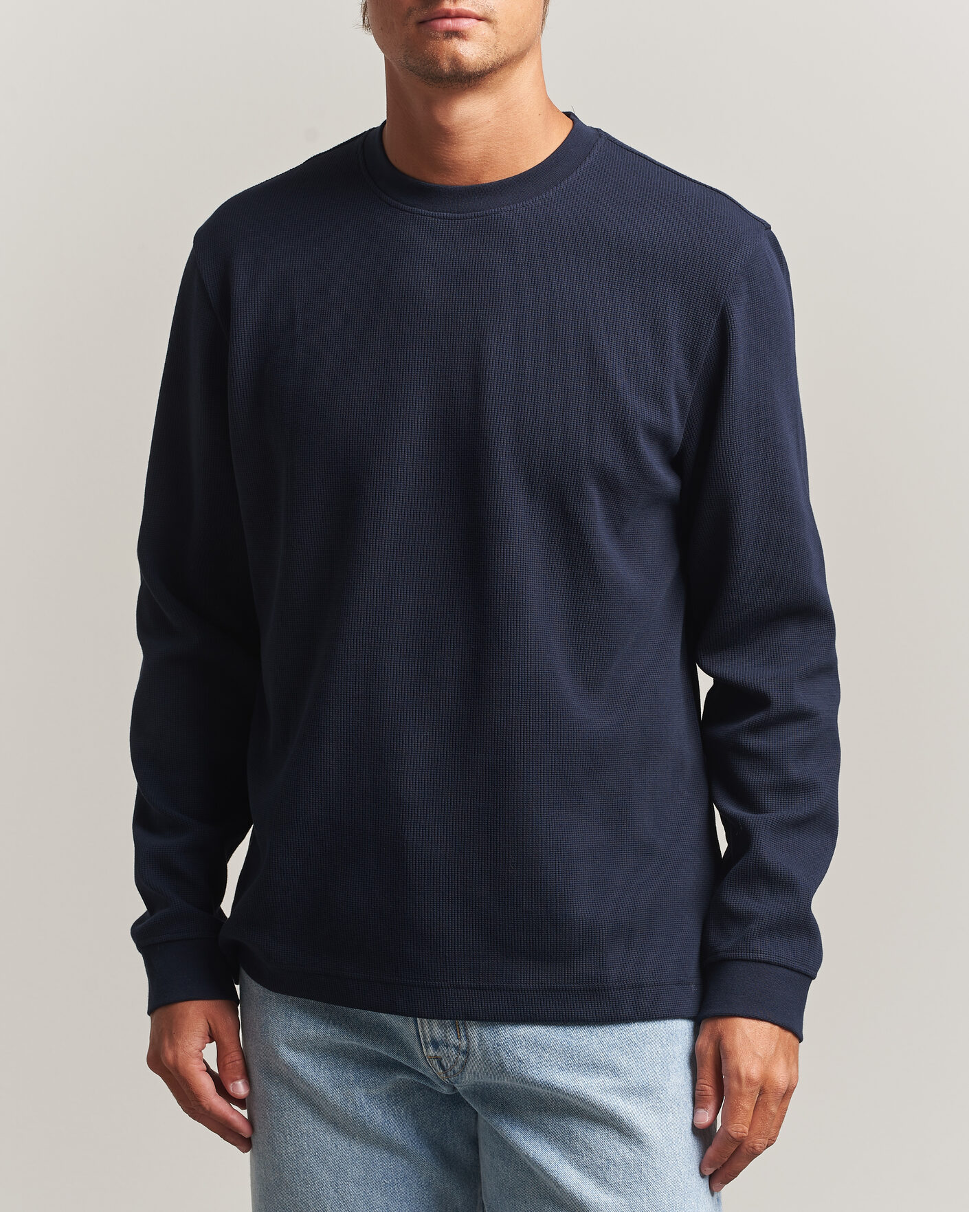 Uomini | Maglieria | BOSS ORANGE | Tempesto Sweater Dark Blue