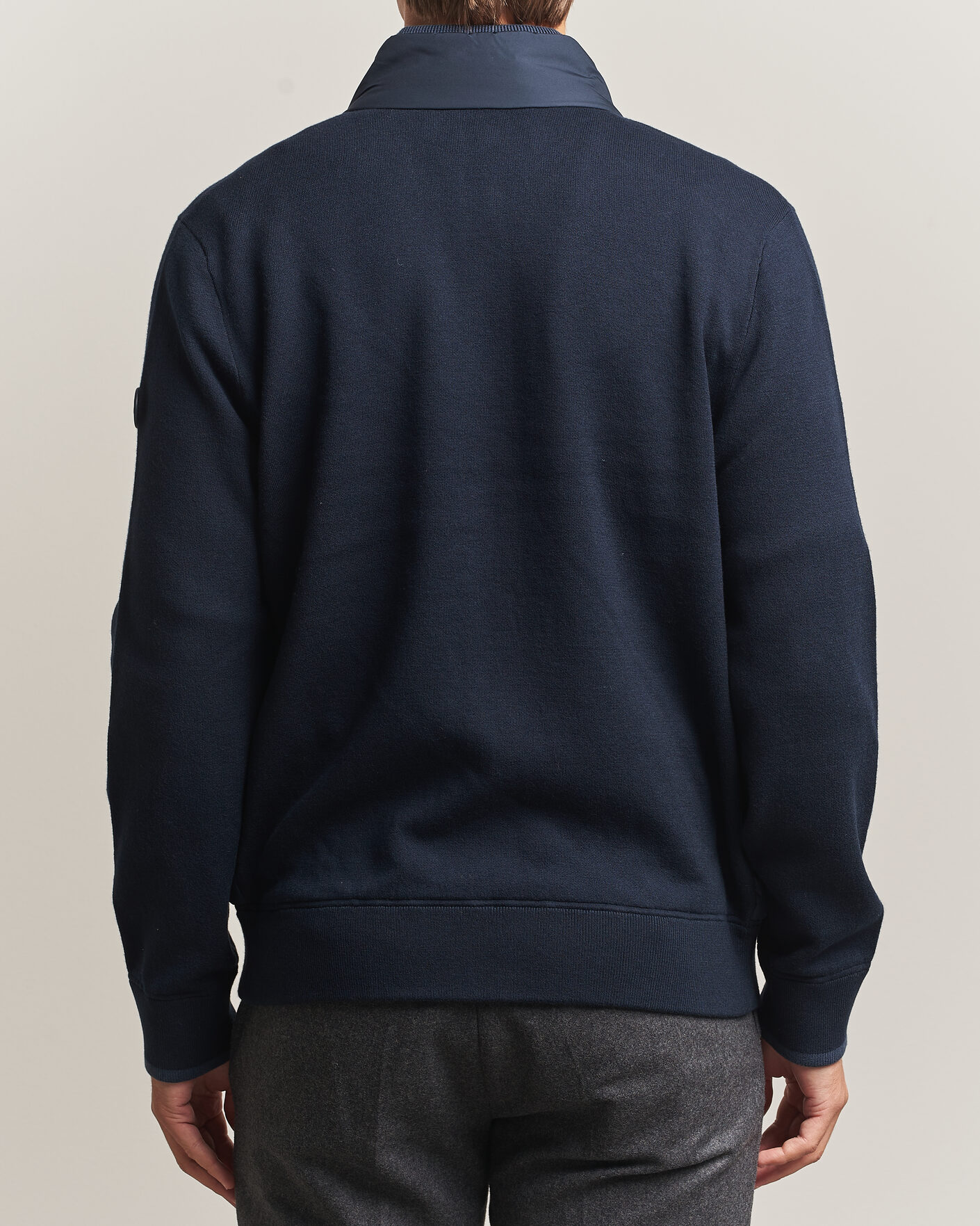 Uomini | Giacche | BOSS BLACK | Facente Hybrid Jacket Dark Blue