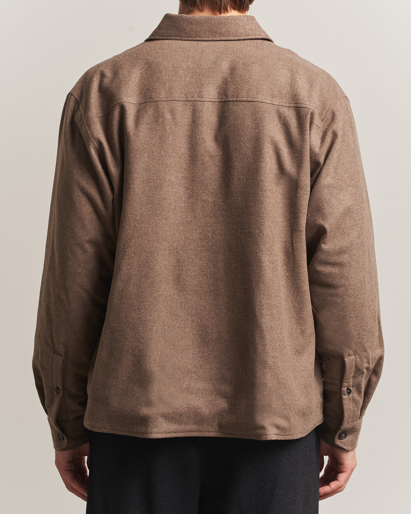 Uomini | Camicie | BOSS BLACK | Colin Brushed Pocket Overshirt Open Brown