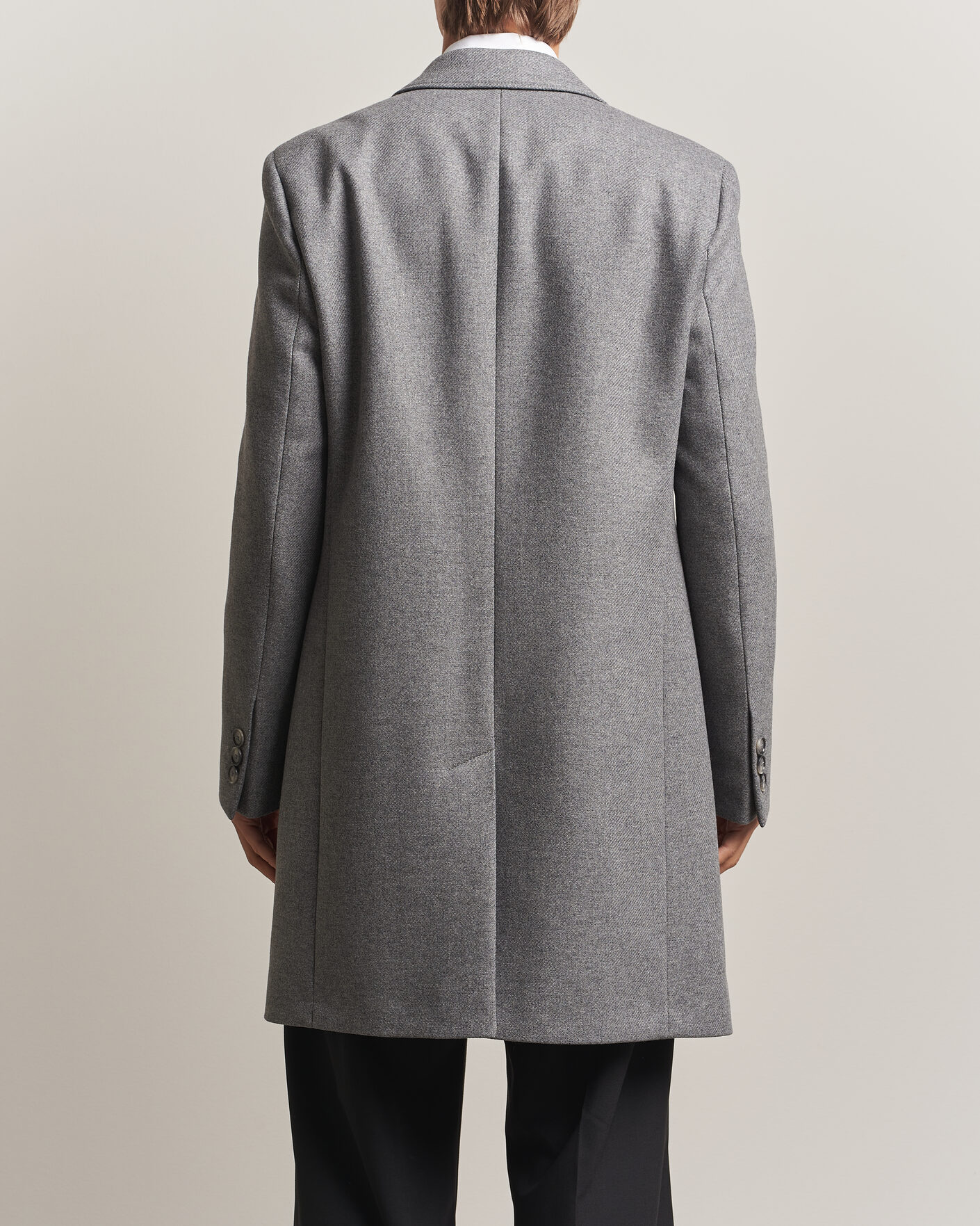 Uomini | Giacche | BOSS BLACK | Hyde Wool Coat Medium Grey