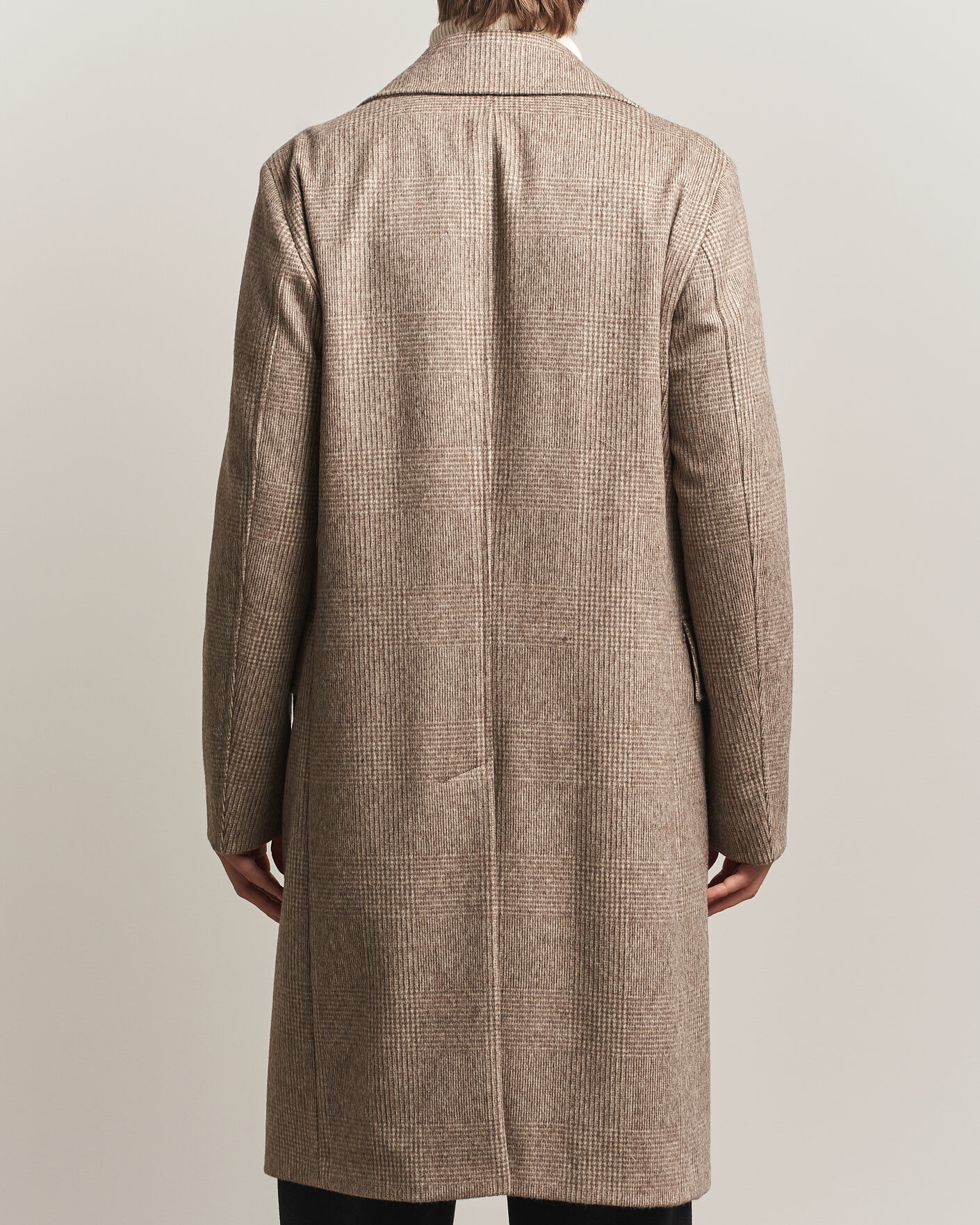 Uomini | Giacche | BOSS BLACK | Jared Wool Double Breasted Coat Open Brown