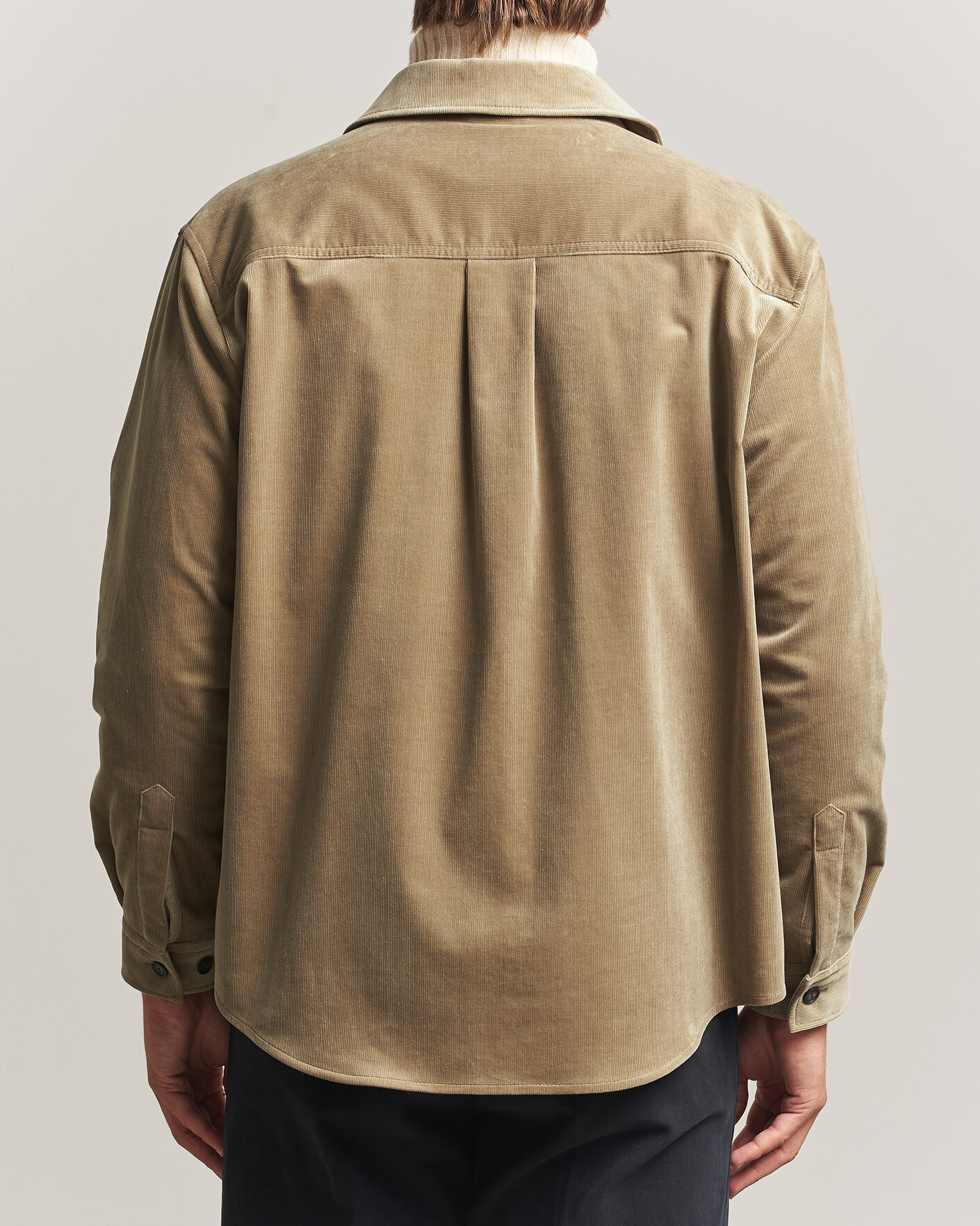 Uomini | Camicie | BOSS BLACK | Carper Corduroy Overshirt Open Brown