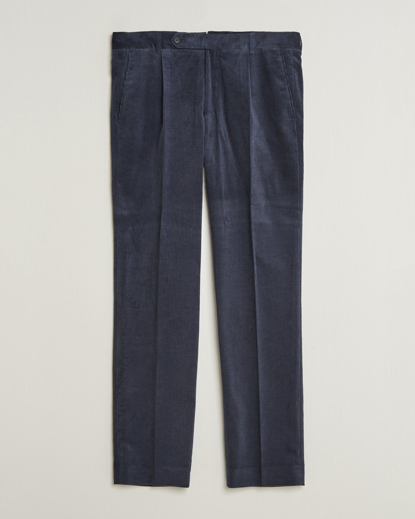 Uomini | Pantaloni | BOSS BLACK | Perino Corduroy Suit Trousers Open Blue
