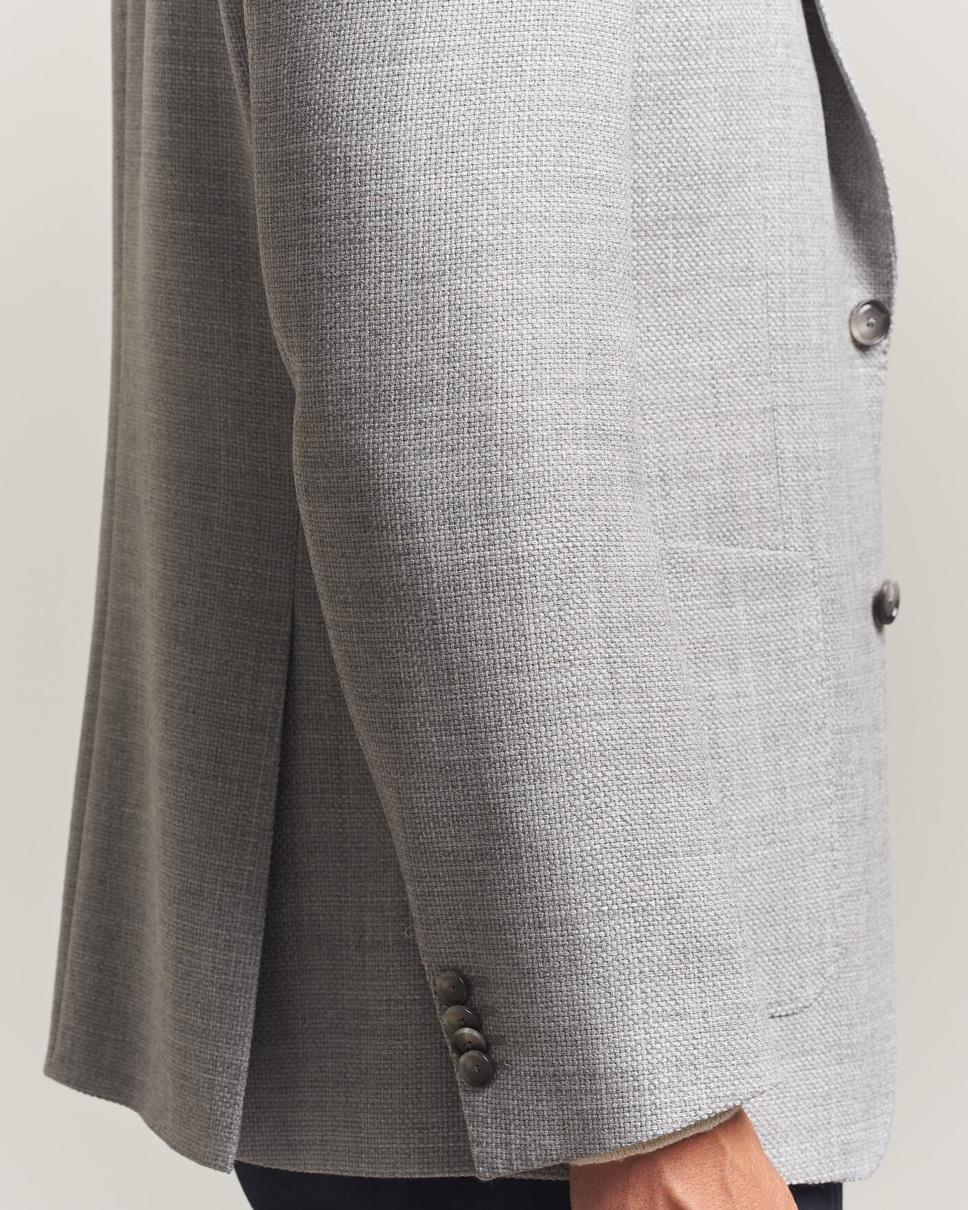 Uomini | Blazers | BOSS BLACK | Hutson Wool Patch Pocket Blazer Light Grey