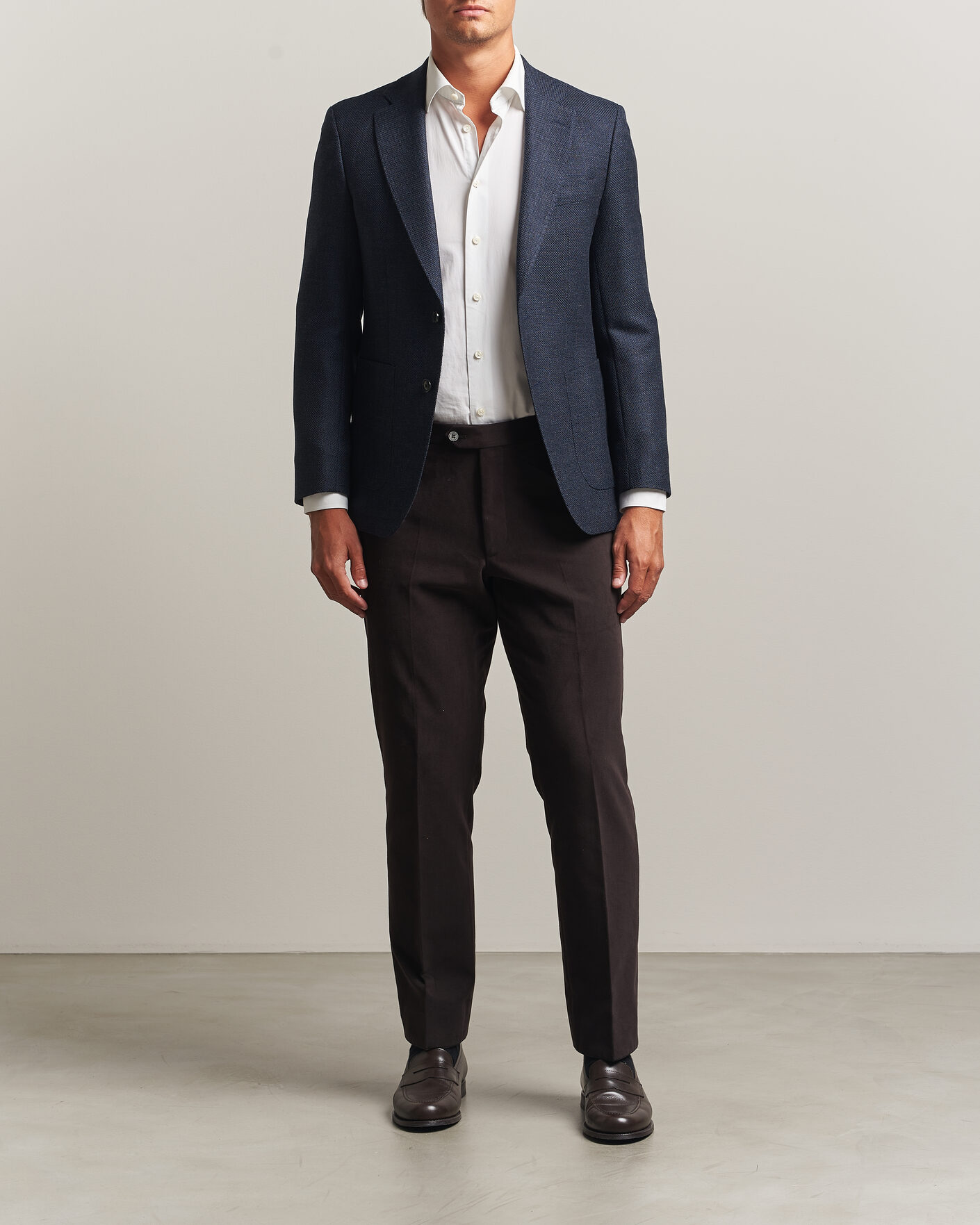 Uomini | Blazers | BOSS BLACK | Hutson Wool Patch Pocket Blazer Dark Blue
