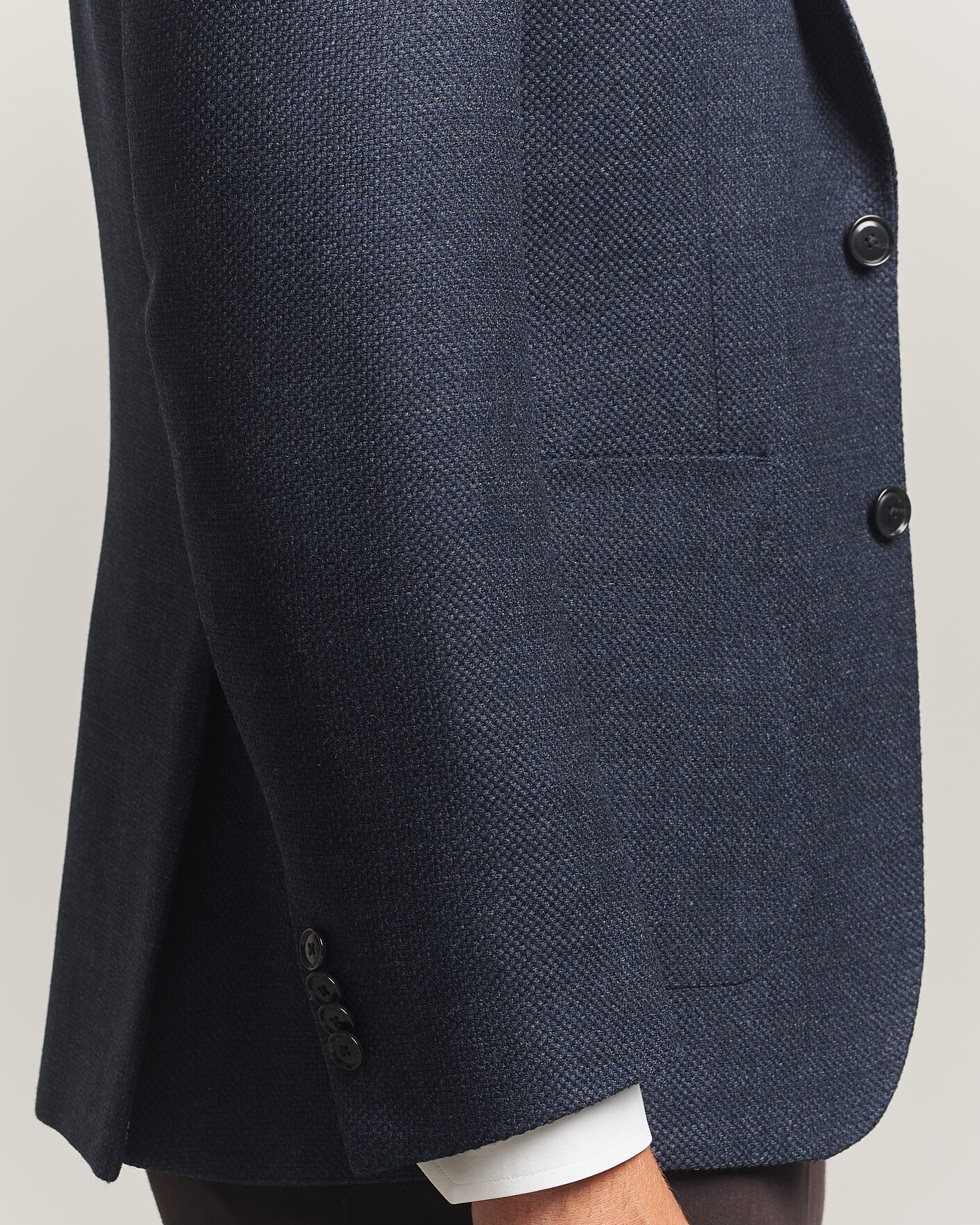 Uomini | Blazers | BOSS BLACK | Hutson Wool Patch Pocket Blazer Dark Blue