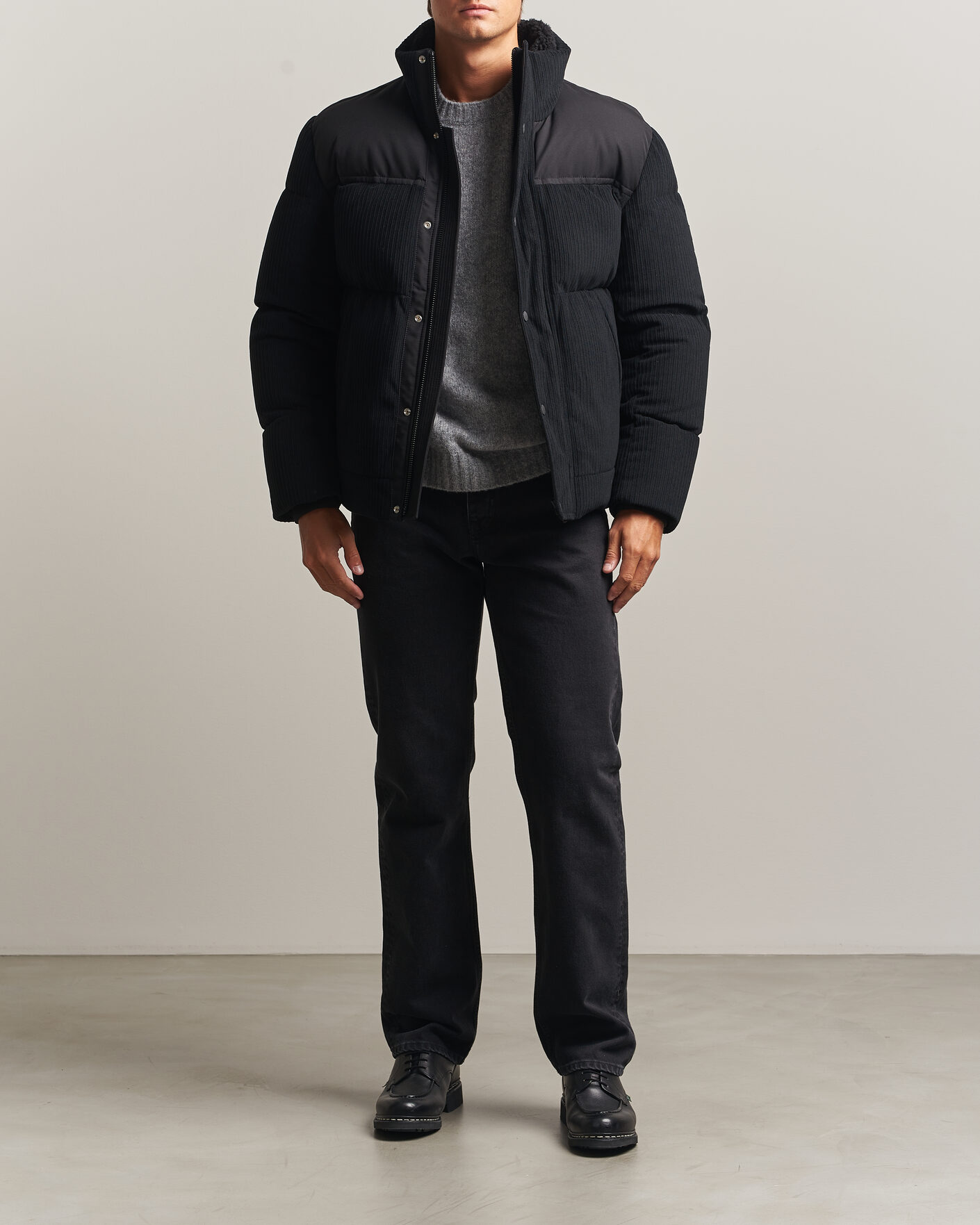 Uomini | Giacche | BOSS ORANGE | Ocord Corduroy Jacket Black
