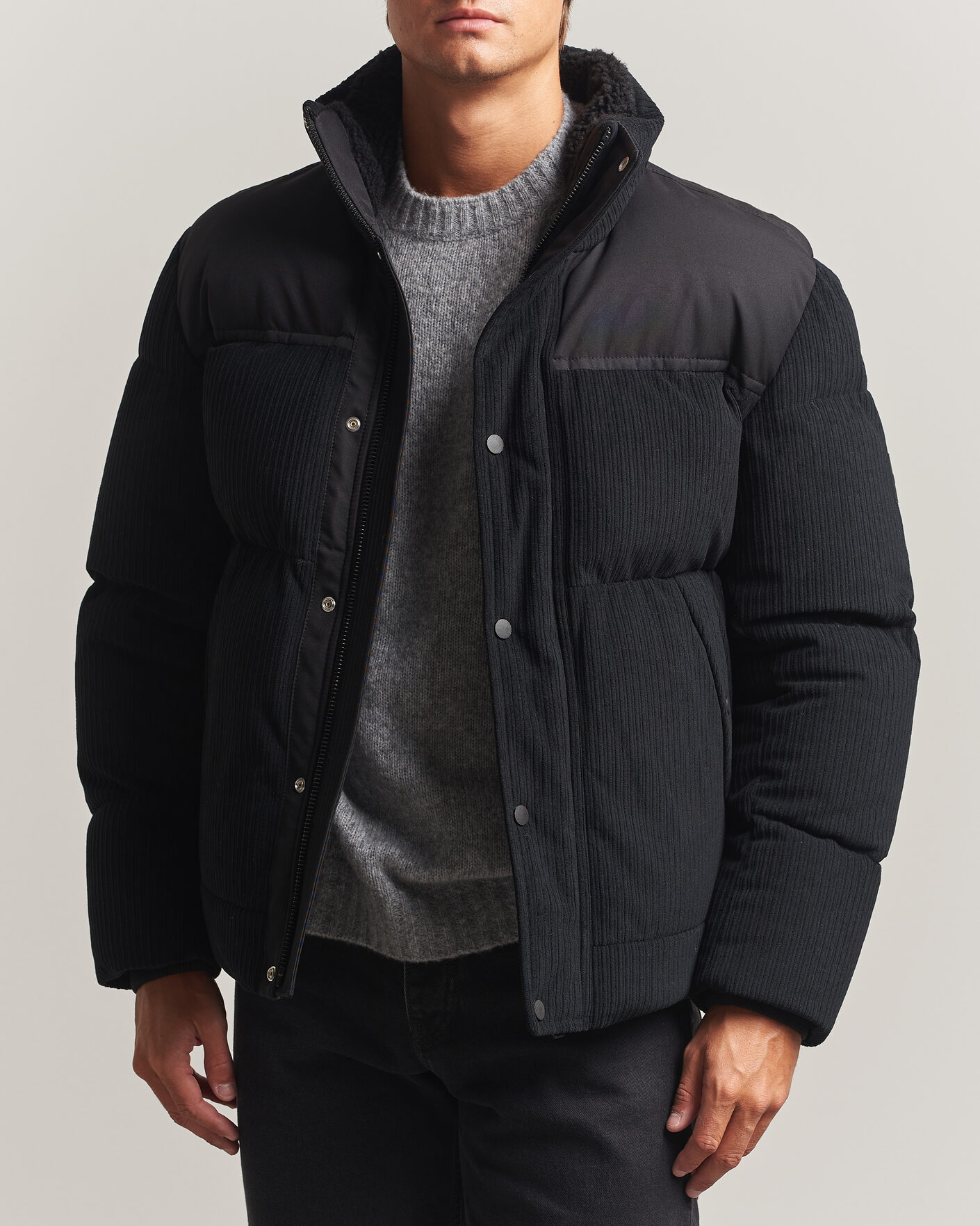Uomini | Giacche | BOSS ORANGE | Ocord Corduroy Jacket Black