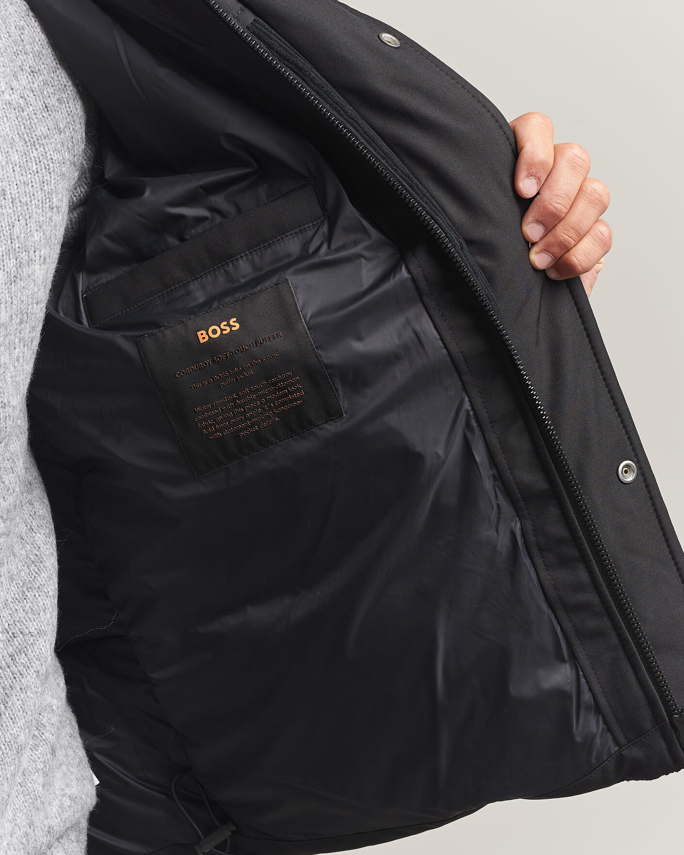 Uomini | Giacche | BOSS ORANGE | Ocord Corduroy Jacket Black