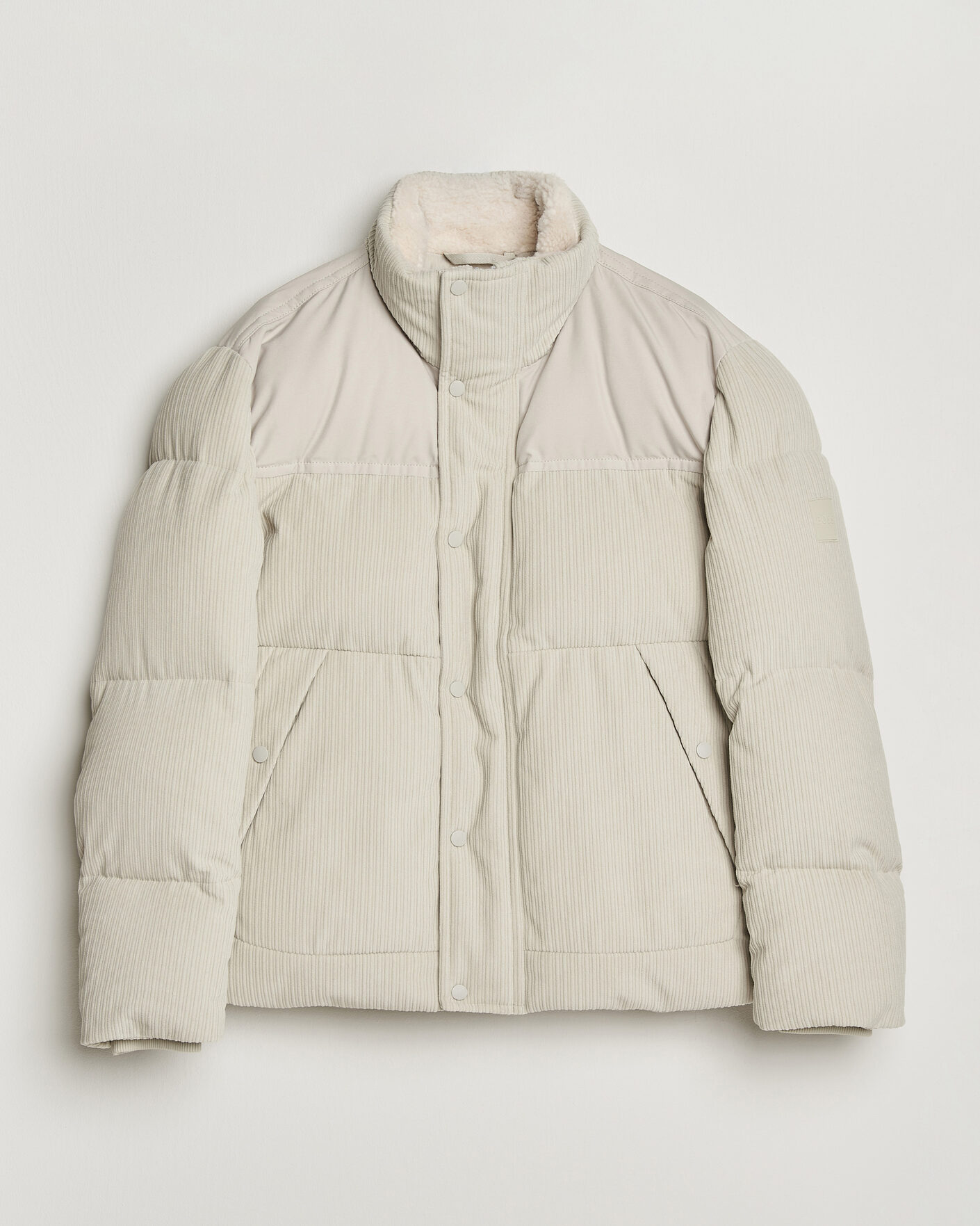 Uomini | Giacche | BOSS ORANGE | Ocord Corduroy Jacket Light Beige