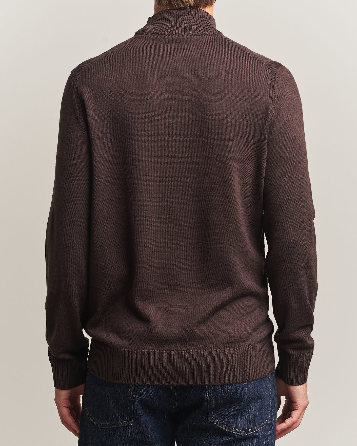 Uomini | Maglieria | BOSS ORANGE | Avac Knitted Turtleneck Dark Brown