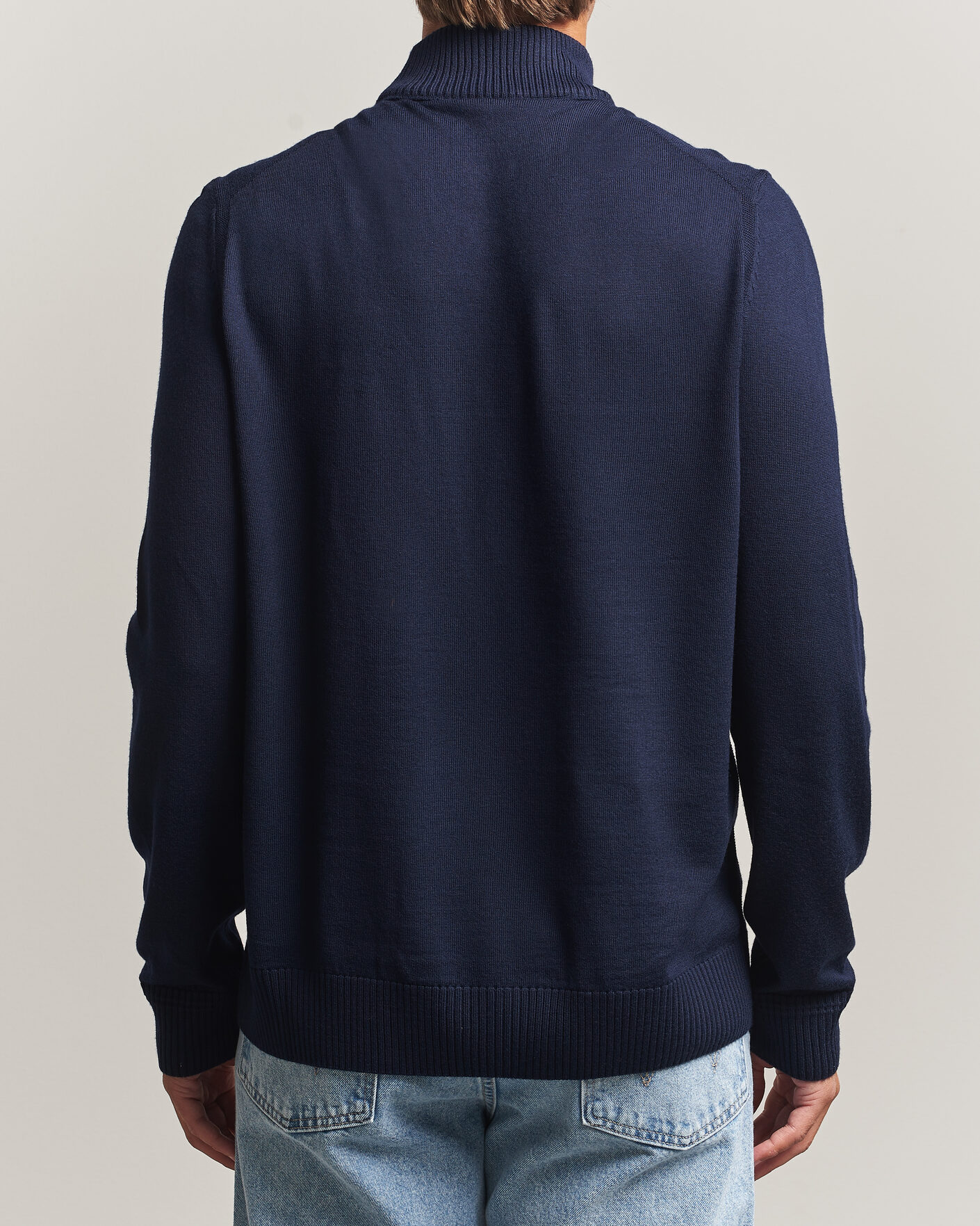 Uomini | Maglieria | BOSS ORANGE | Avac Knitted Turtleneck Dark Blue