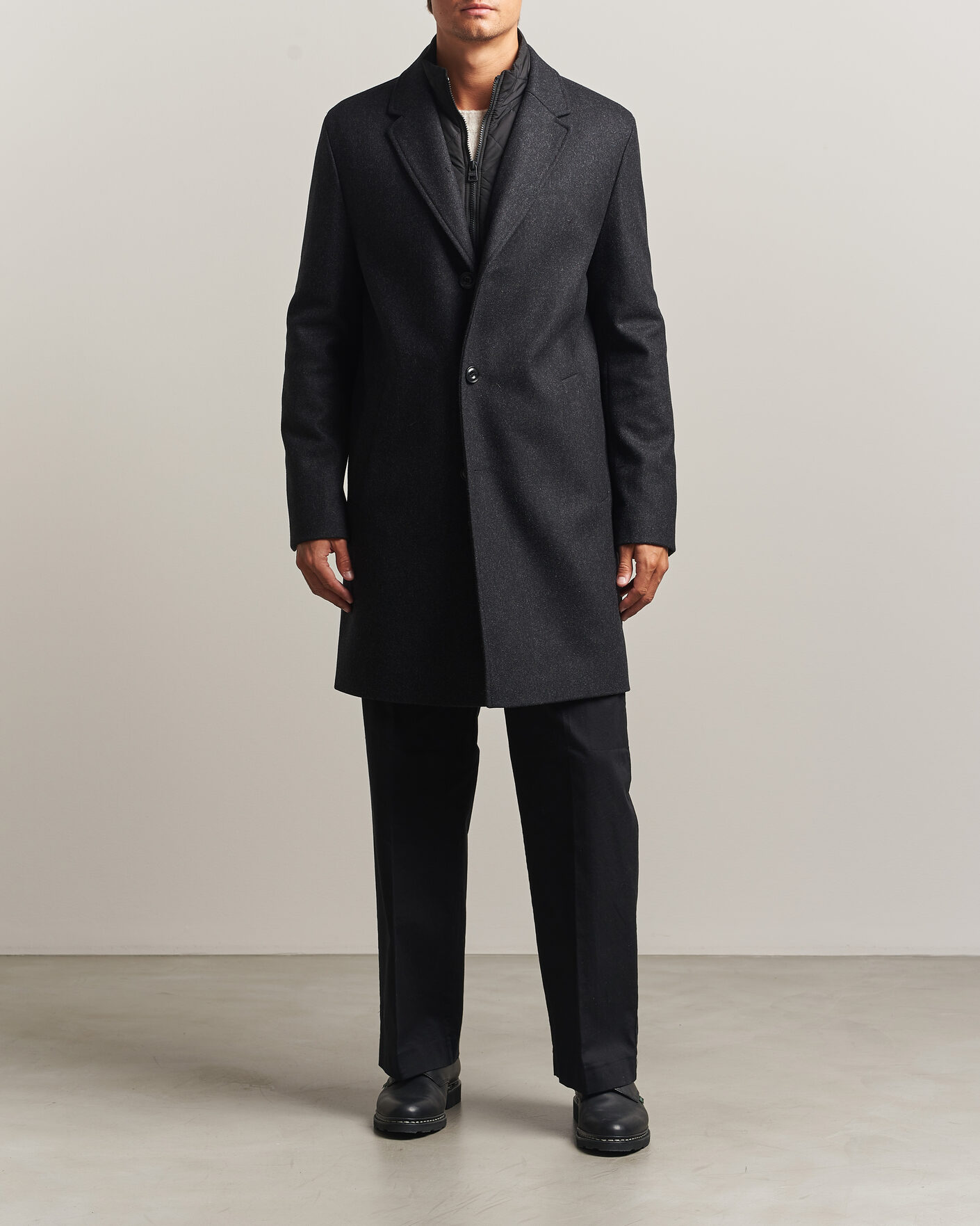 Uomini | Giacche | HUGO | Milogan Bib Coat Black