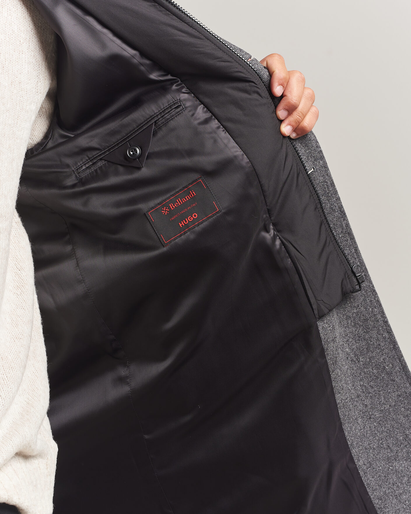 Uomini | Giacche | HUGO | Milogan Bib Coat Dark Grey