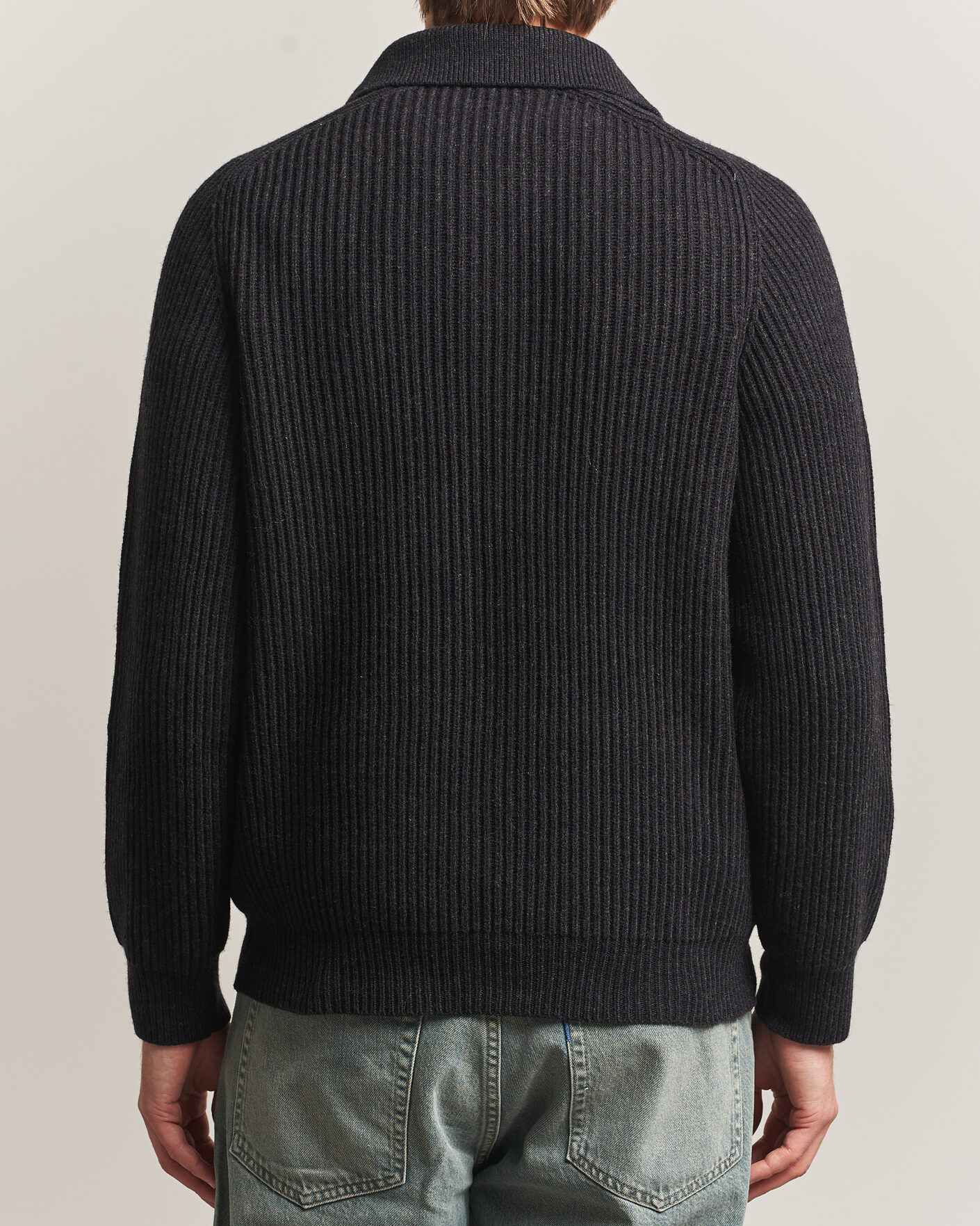 Uomini | Maglieria | HUGO | Sardeep Wool Knitted Cardigan Black