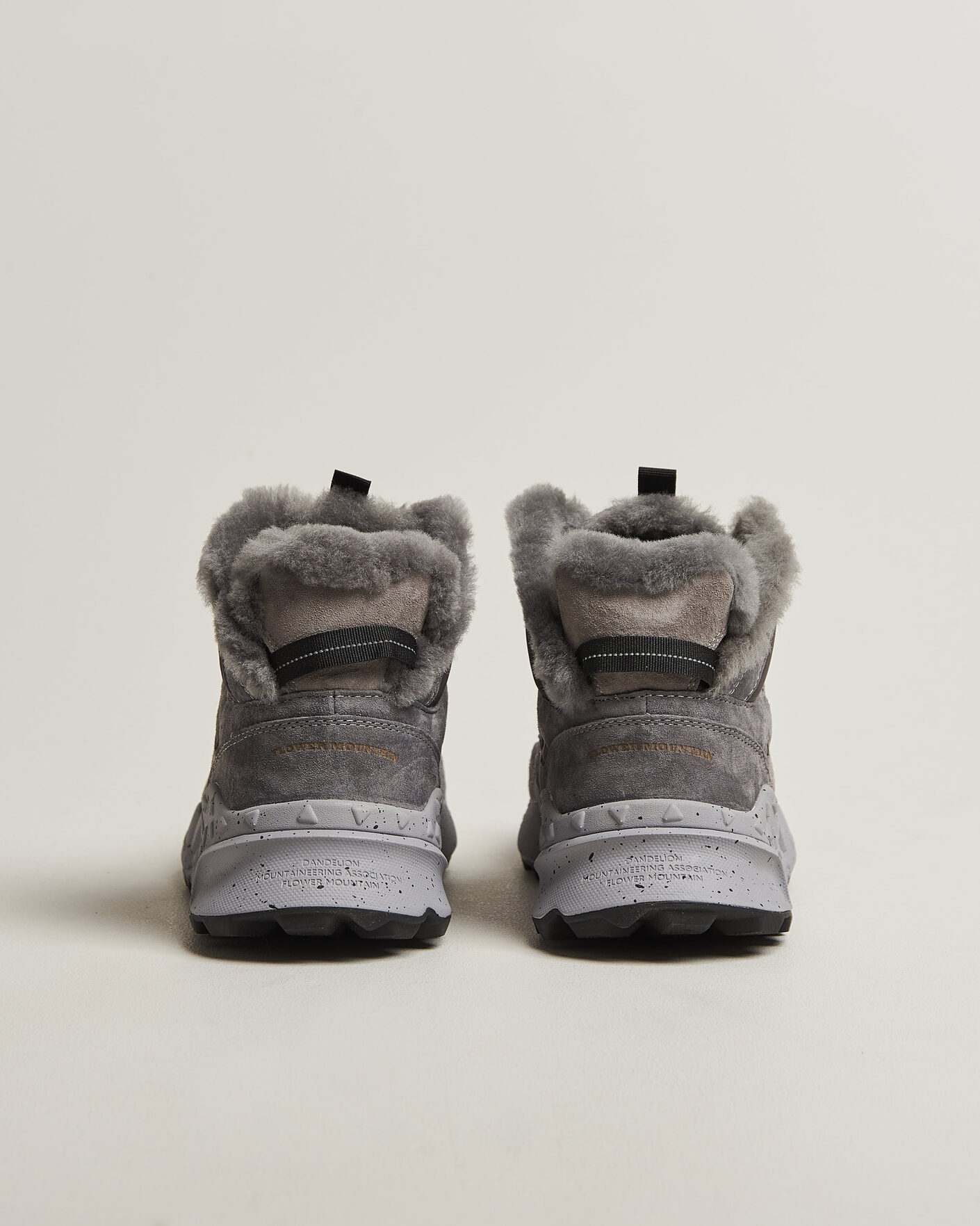 Uomini | Sneakers | Flower Mountain | Yamano 3 Mid Suede/Sherling Sneaker Grey