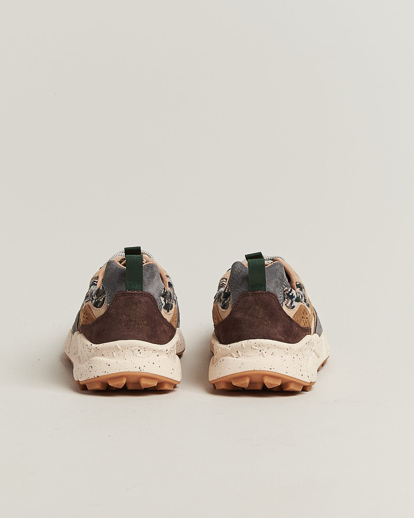 Uomini | Sneakers | Flower Mountain | Yamano 3 Suede/Houndstooth Sneaker Multi