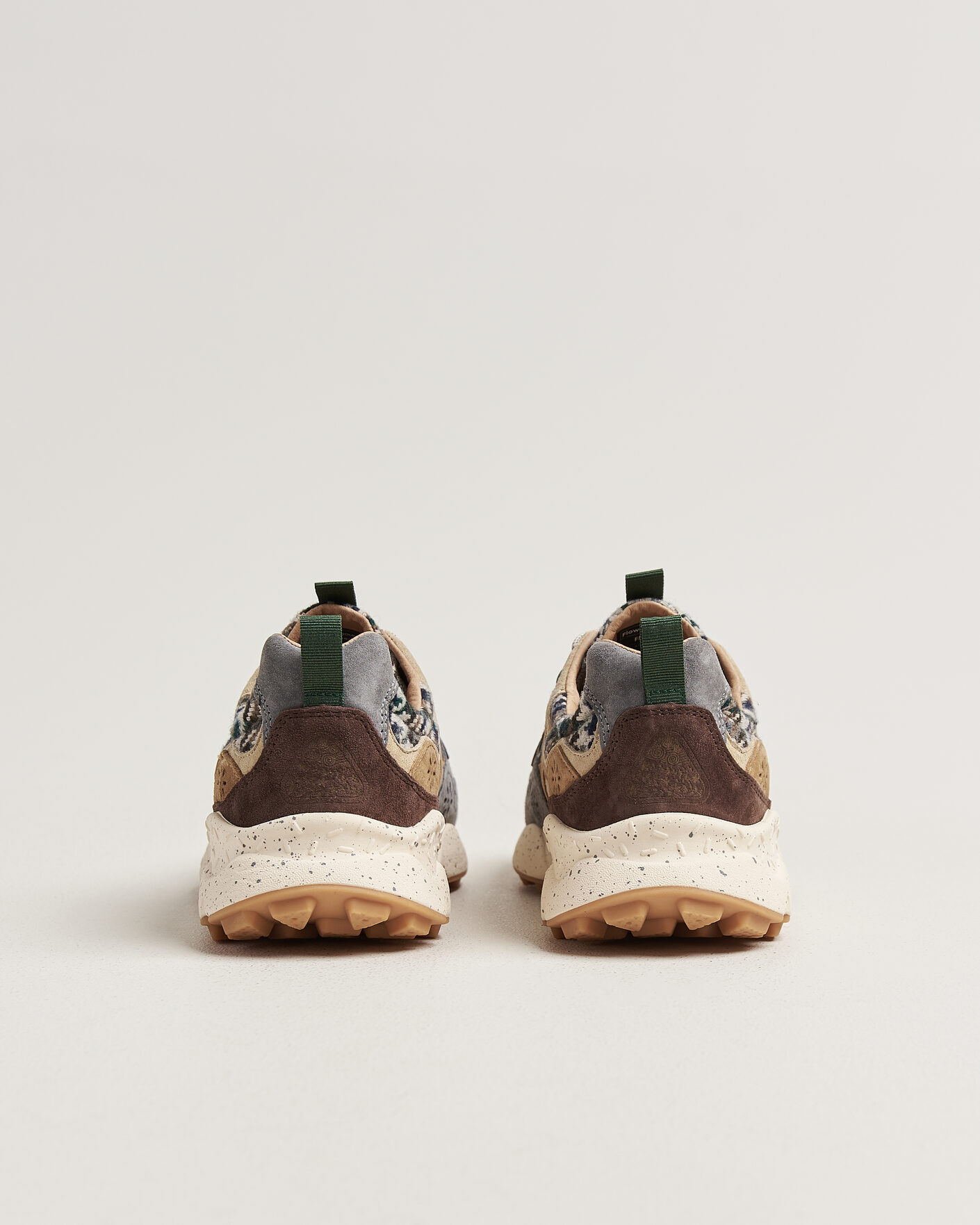 Uomini | Sneakers | Flower Mountain | Yamano 3 Suede/Houndstooth Sneaker Multi