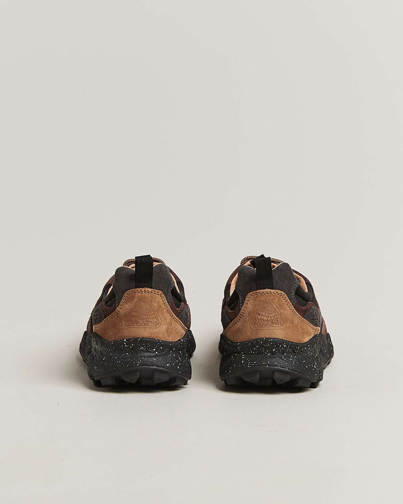 Uomini | Sneakers | Flower Mountain | Yamano 3 Suede/Nylon Sneaker Black/Brown