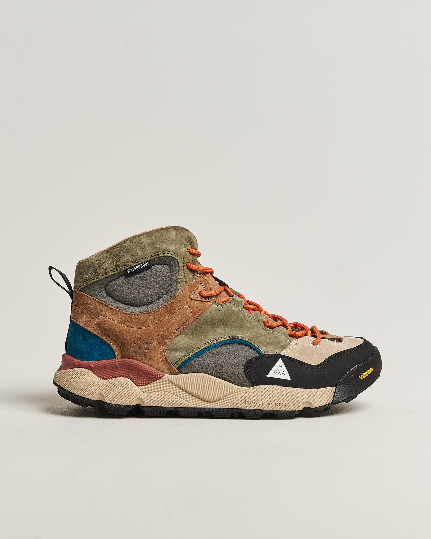 Uomini | Sneakers | Flower Mountain | Back Country Mid Suede/Leather Sneaker Multi