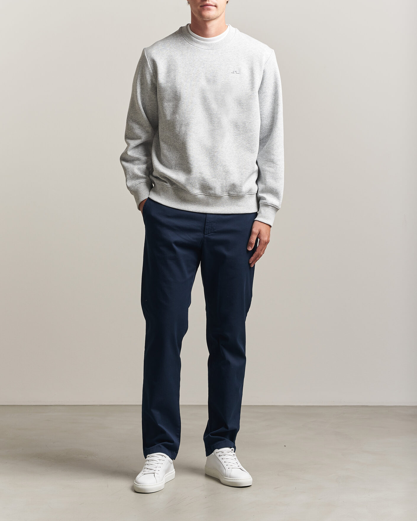 Uomini | Pantaloni | J.Lindeberg | Chaze Cotton Stretch Pants JL Navy