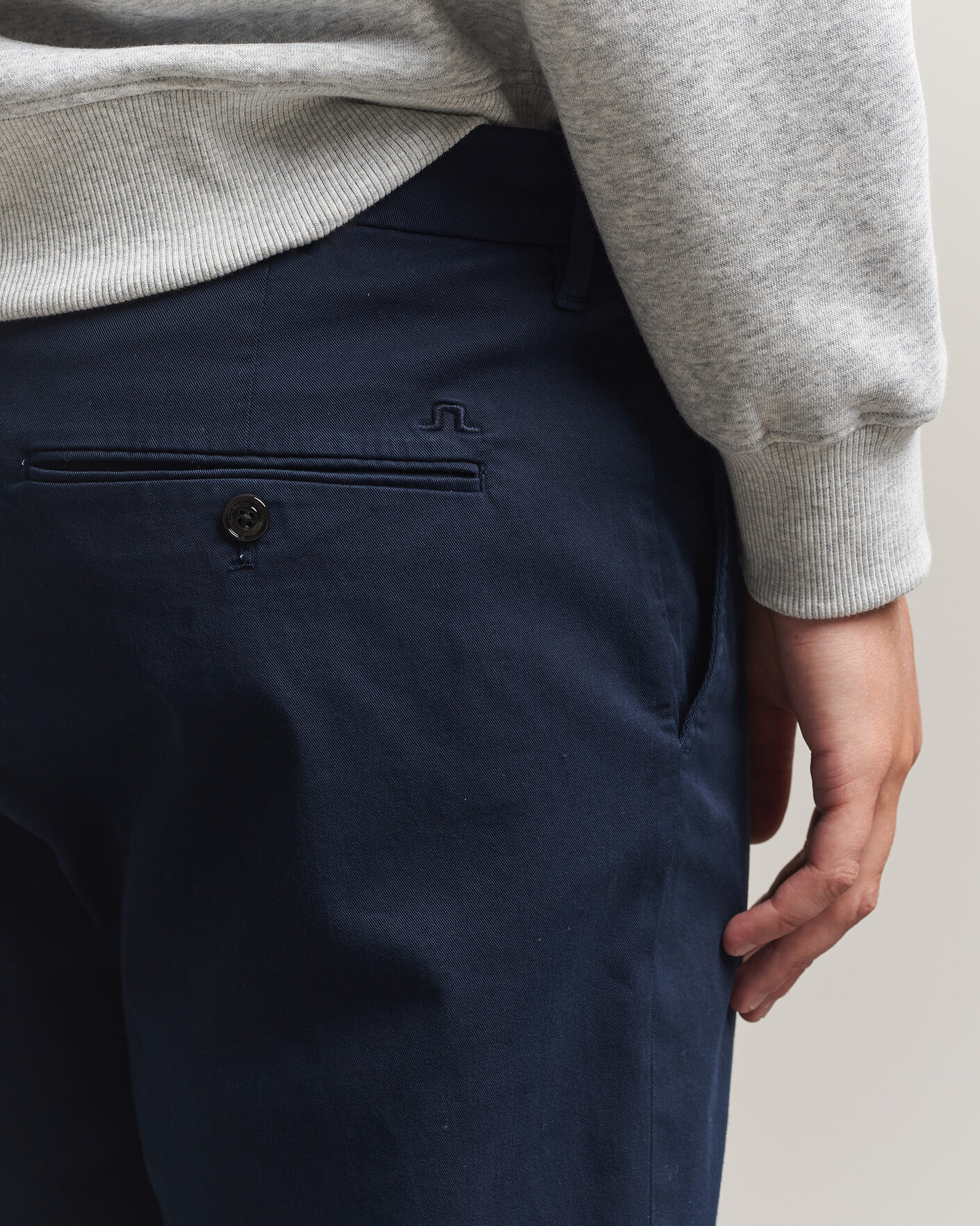 Uomini | Pantaloni | J.Lindeberg | Chaze Cotton Stretch Pants JL Navy