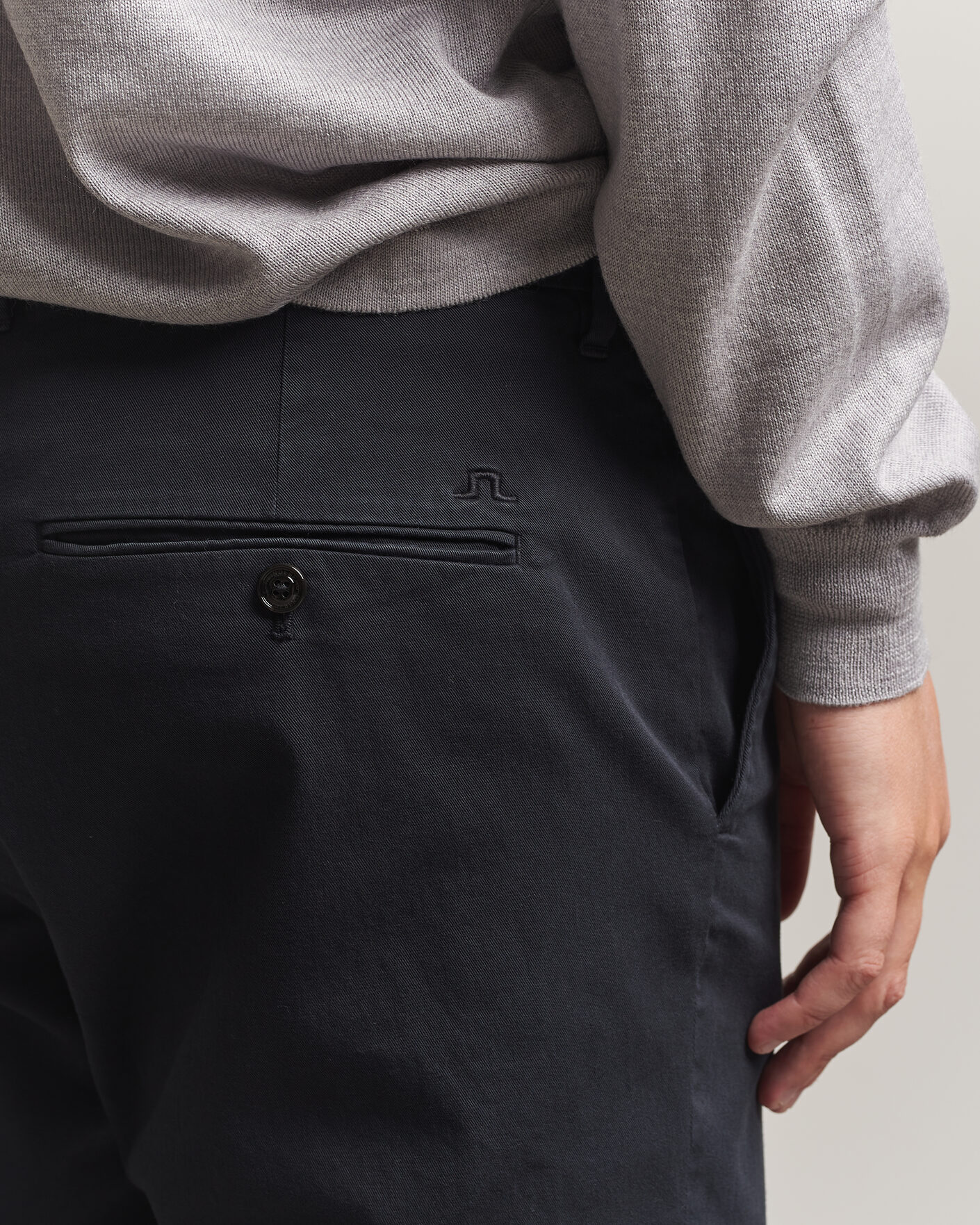 Uomini | Pantaloni | J.Lindeberg | Chaze Cotton Stretch Pants Black