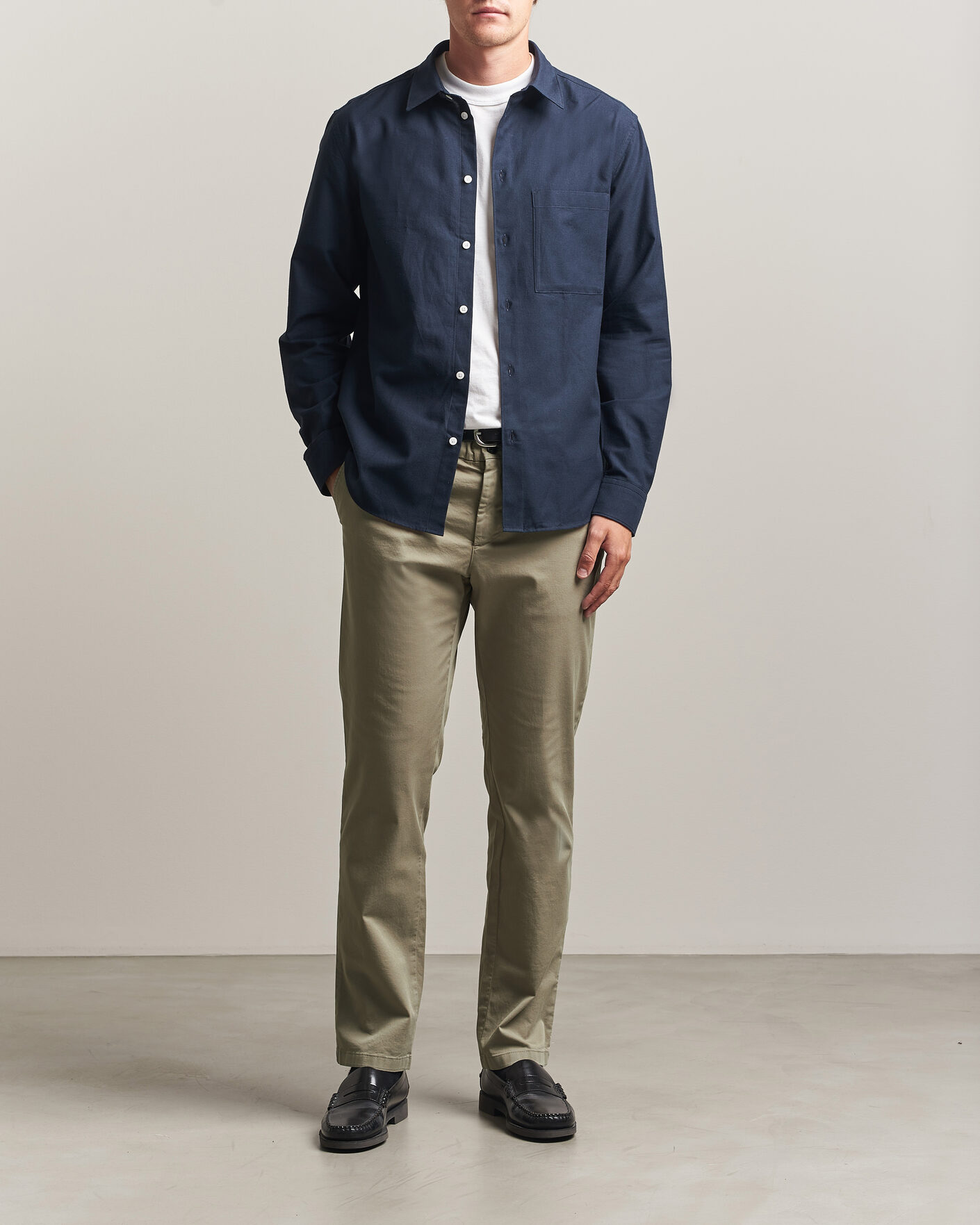 Uomini | Pantaloni | J.Lindeberg | Chaze Cotton Stretch Pants Brindle