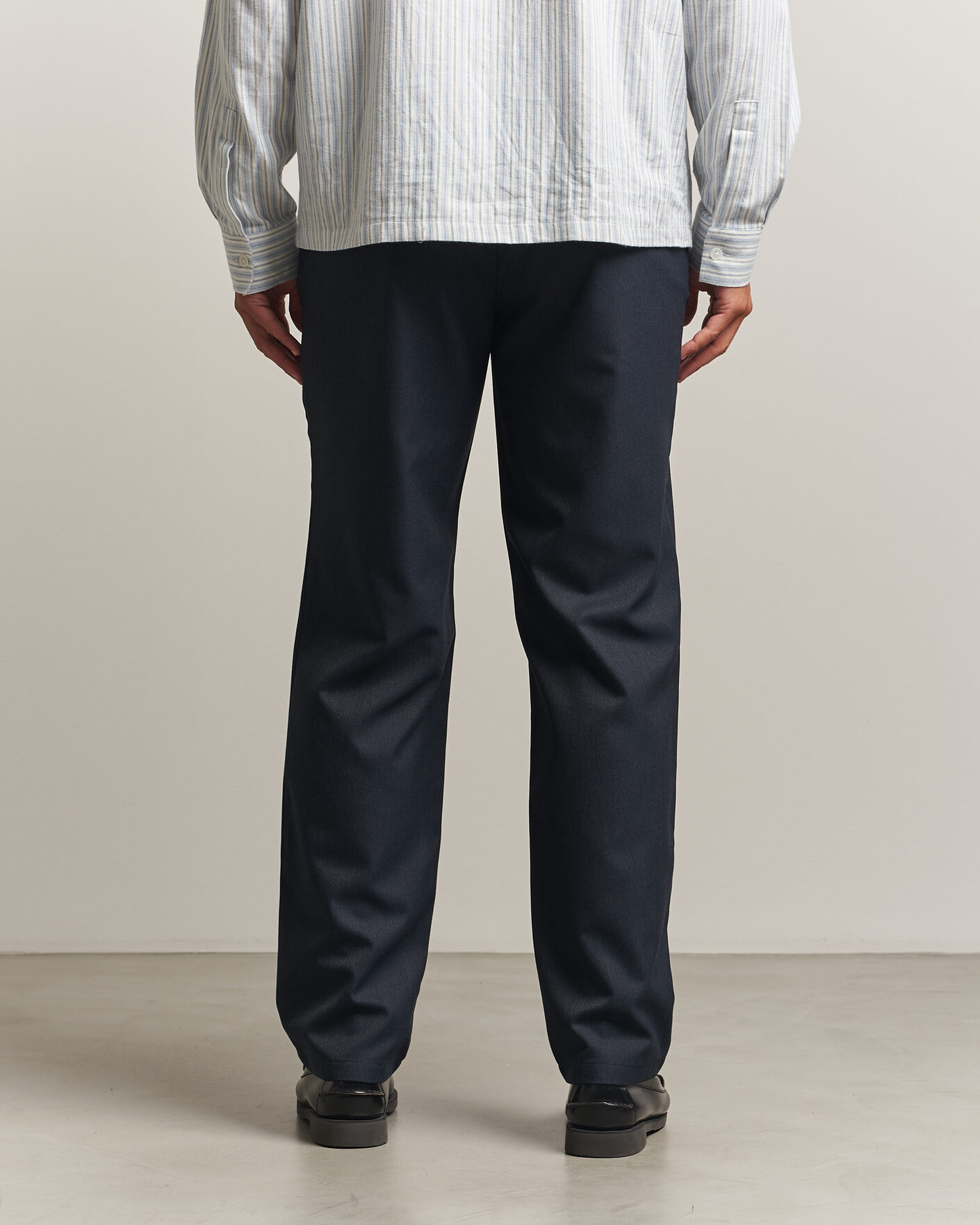 Uomini | Pantaloni | J.Lindeberg | Logan Brushed Twill Pants JL Navy
