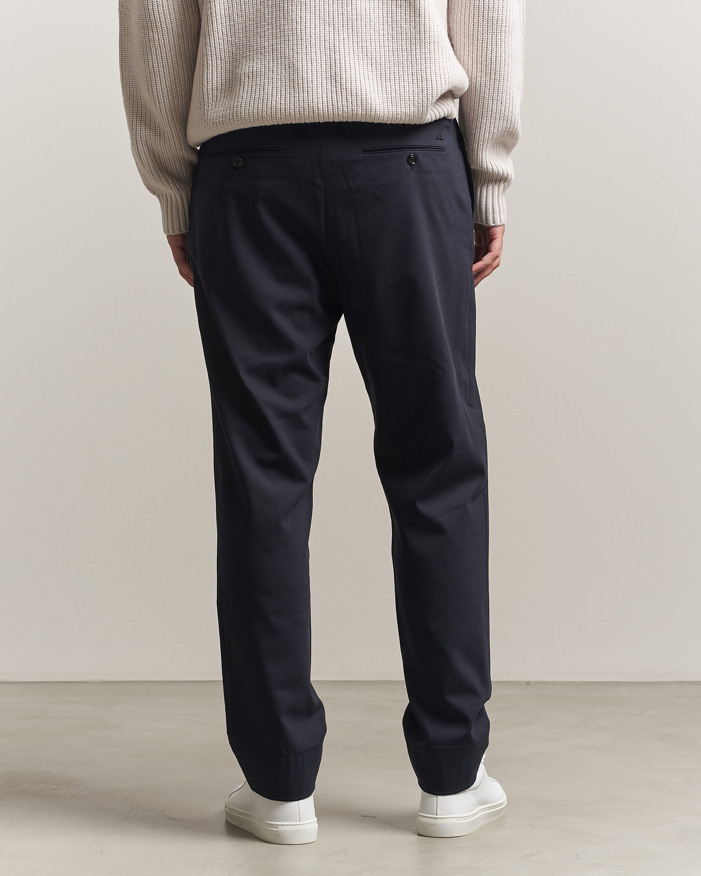 Uomini | Pantaloni | J.Lindeberg | Harris Stretch Wool Pants JL Navy