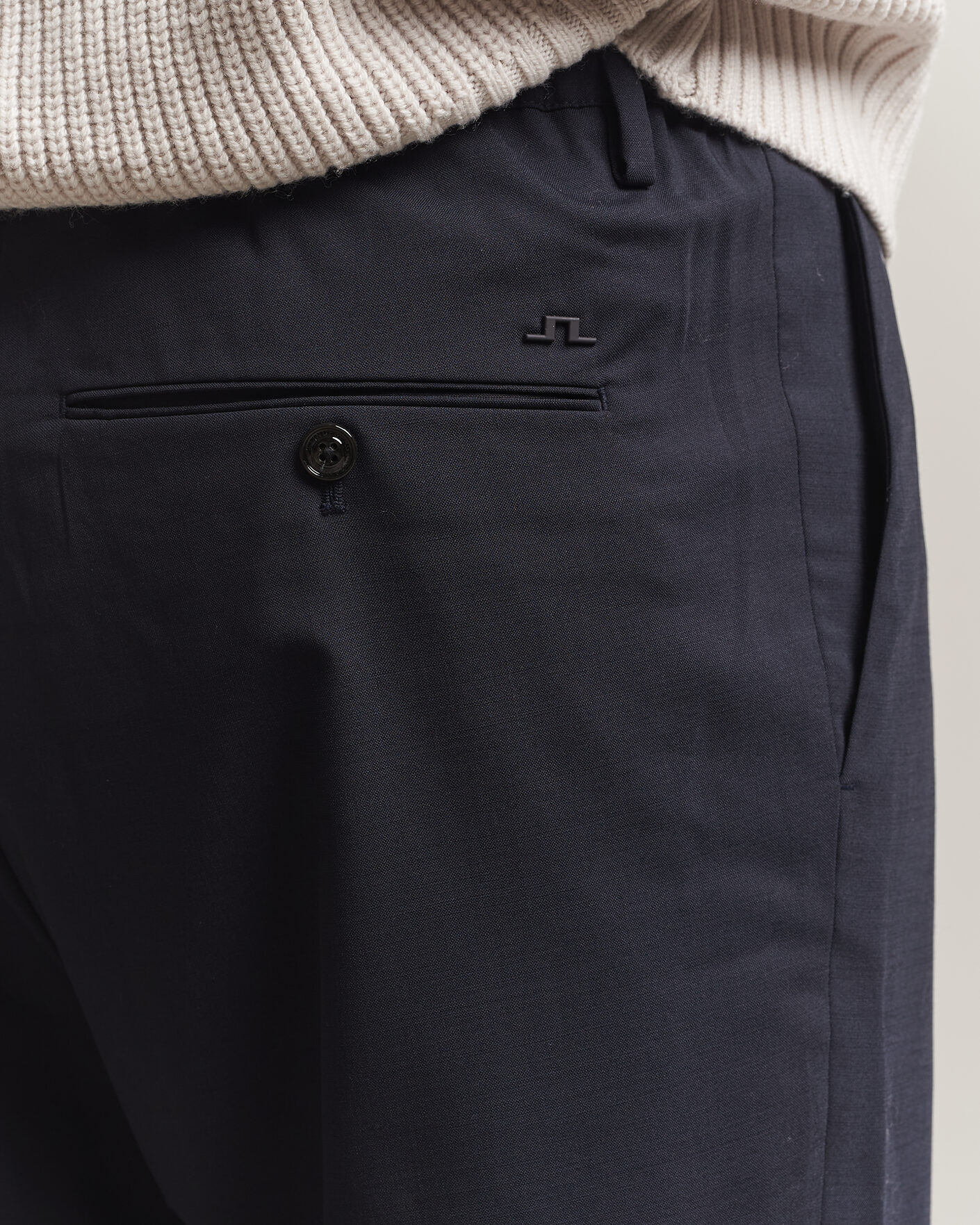 Uomini | Pantaloni | J.Lindeberg | Harris Stretch Wool Pants JL Navy