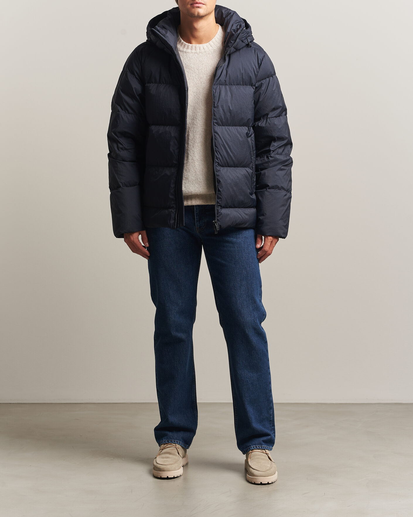 Uomini | Giacche | J.Lindeberg | Daryl Crinkle Down Jacket JL Navy