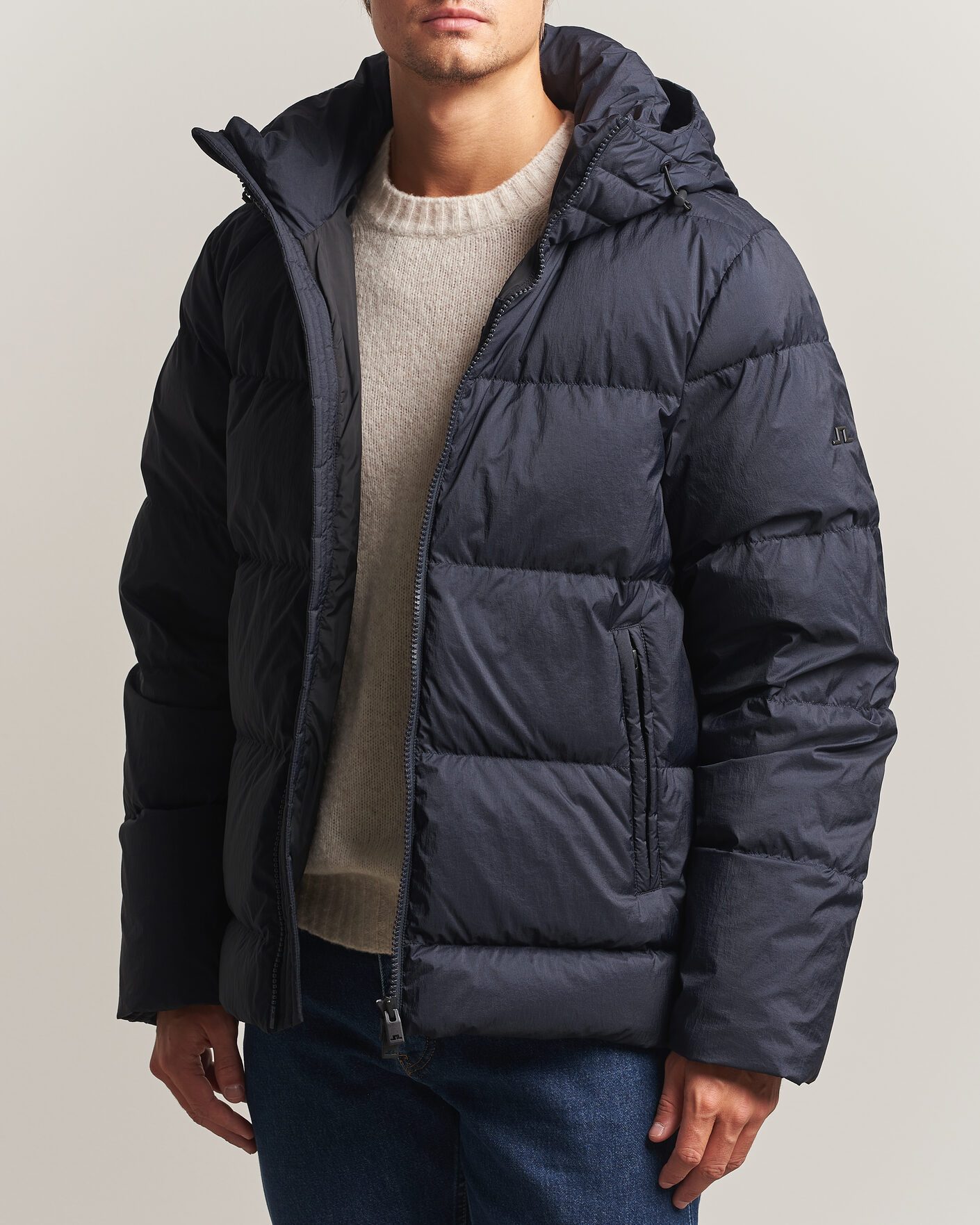 Uomini | Giacche | J.Lindeberg | Daryl Crinkle Down Jacket JL Navy