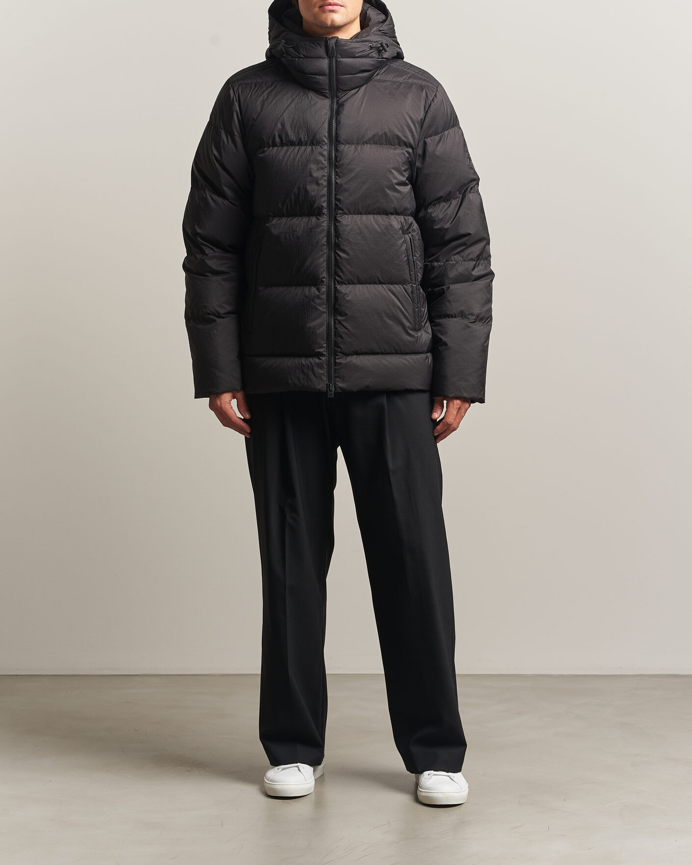 Uomini | Giacche | J.Lindeberg | Daryl Crinkle Down Jacket Black