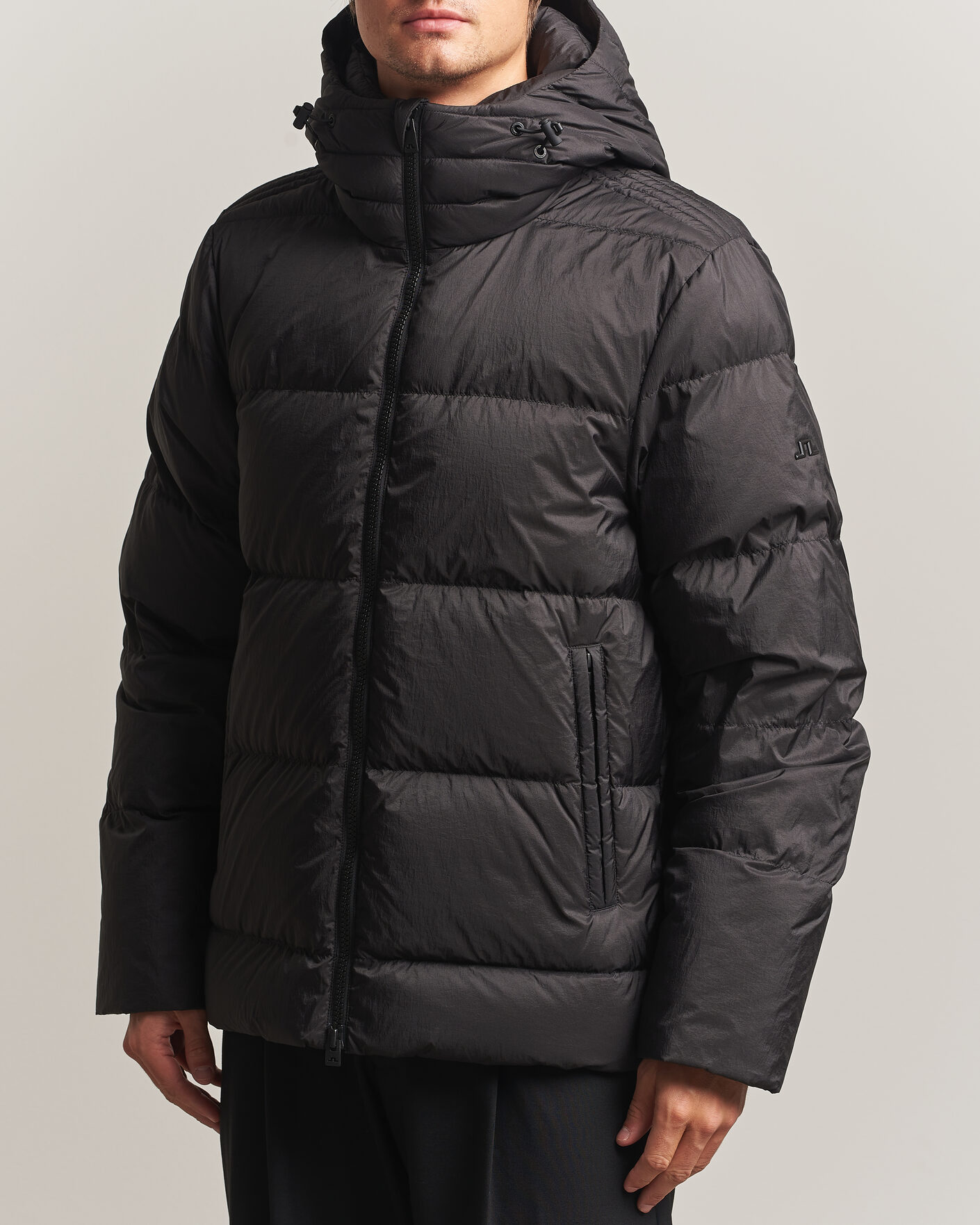 Uomini | Giacche | J.Lindeberg | Daryl Crinkle Down Jacket Black