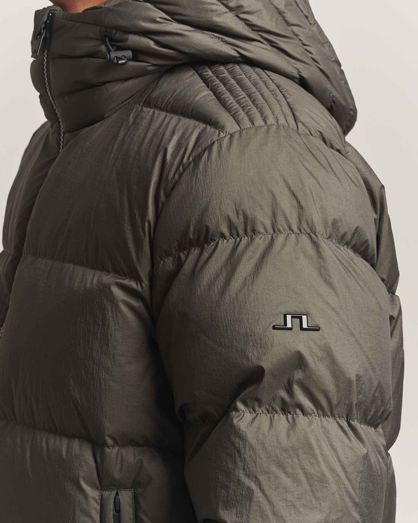 Uomini | Giacche | J.Lindeberg | Daryl Crinkle Down Jacket Chimera Green
