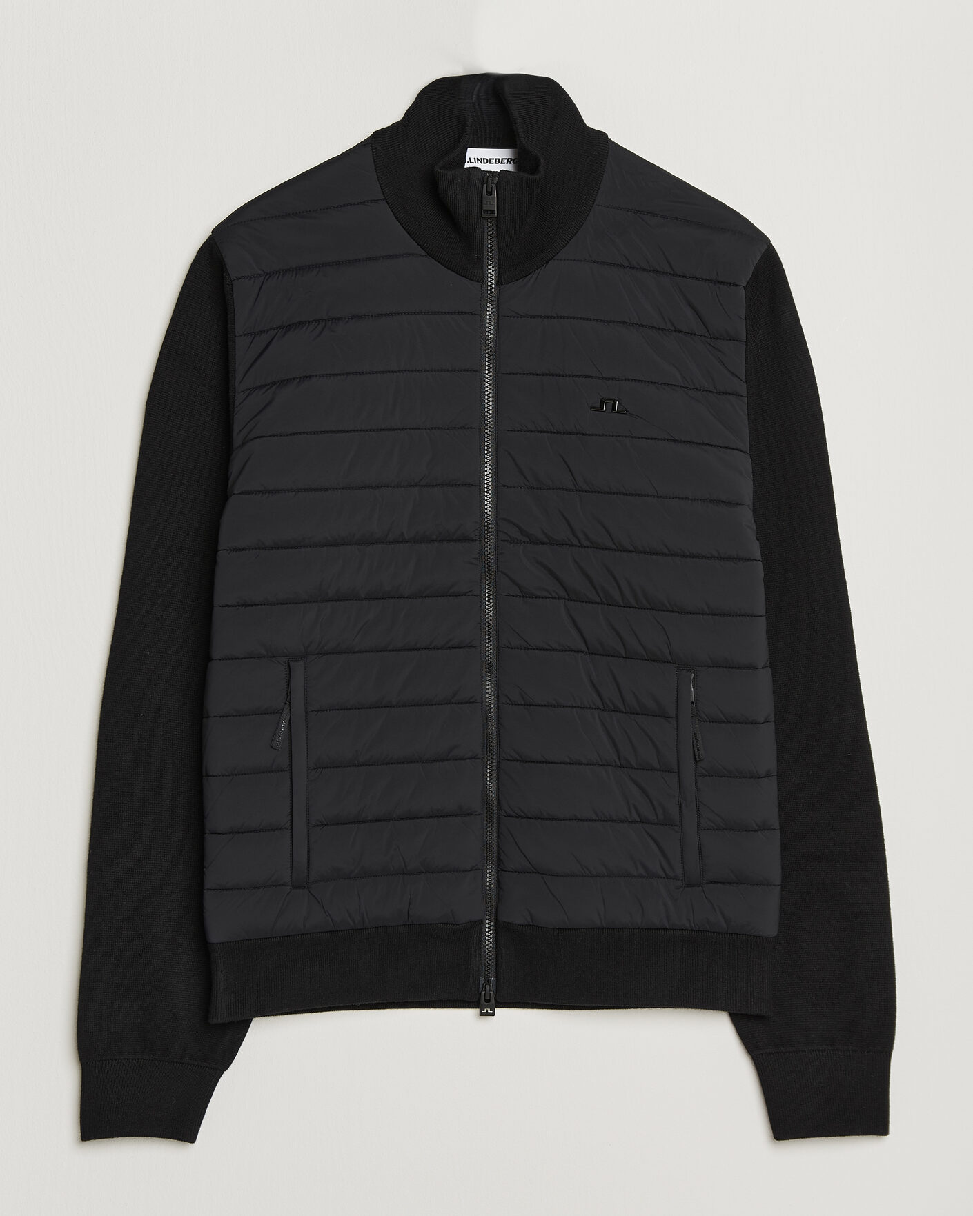 Uomini | Giacche | J.Lindeberg | Boen Hybrid Jacket Black