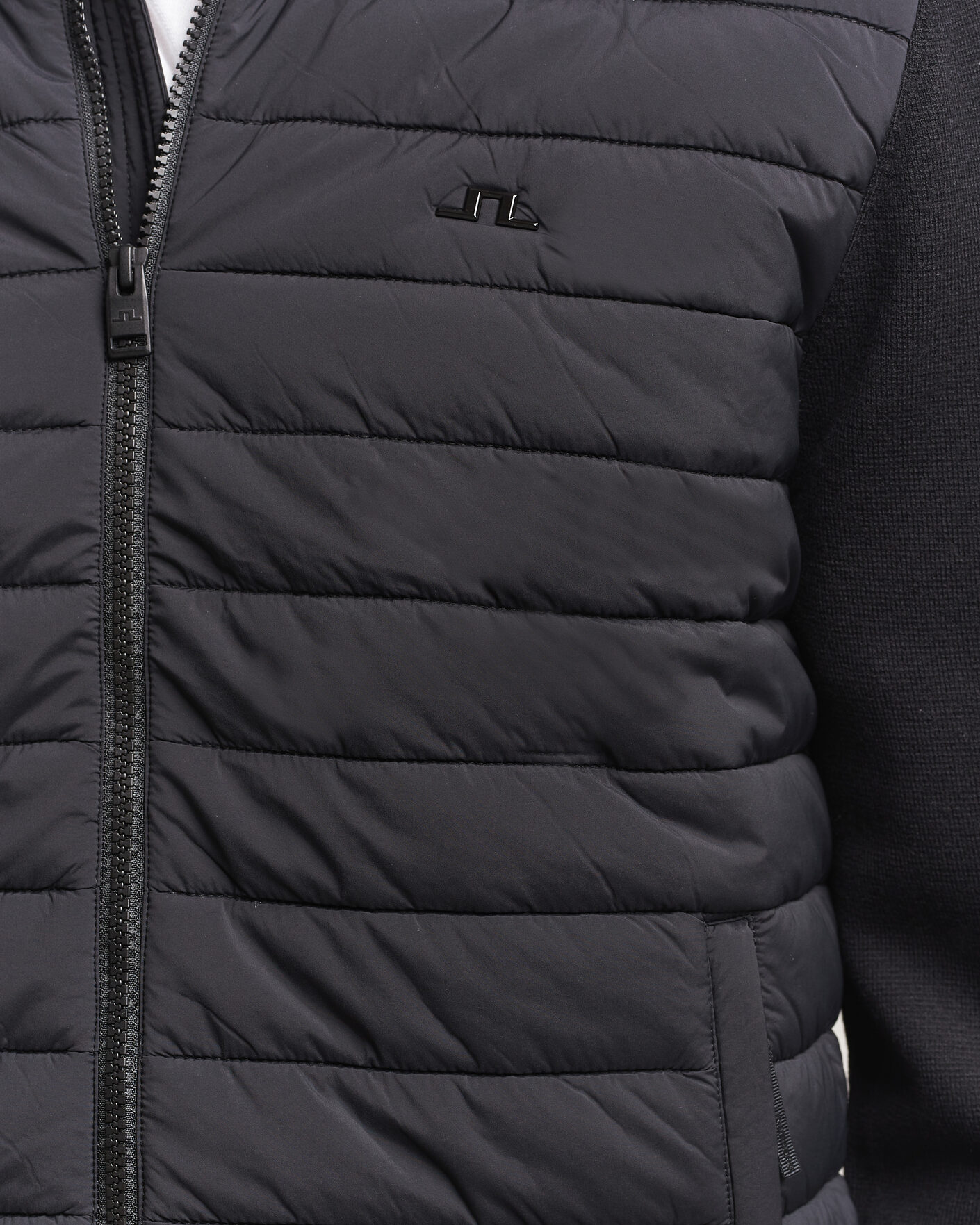 Uomini | Giacche | J.Lindeberg | Boen Hybrid Jacket Black