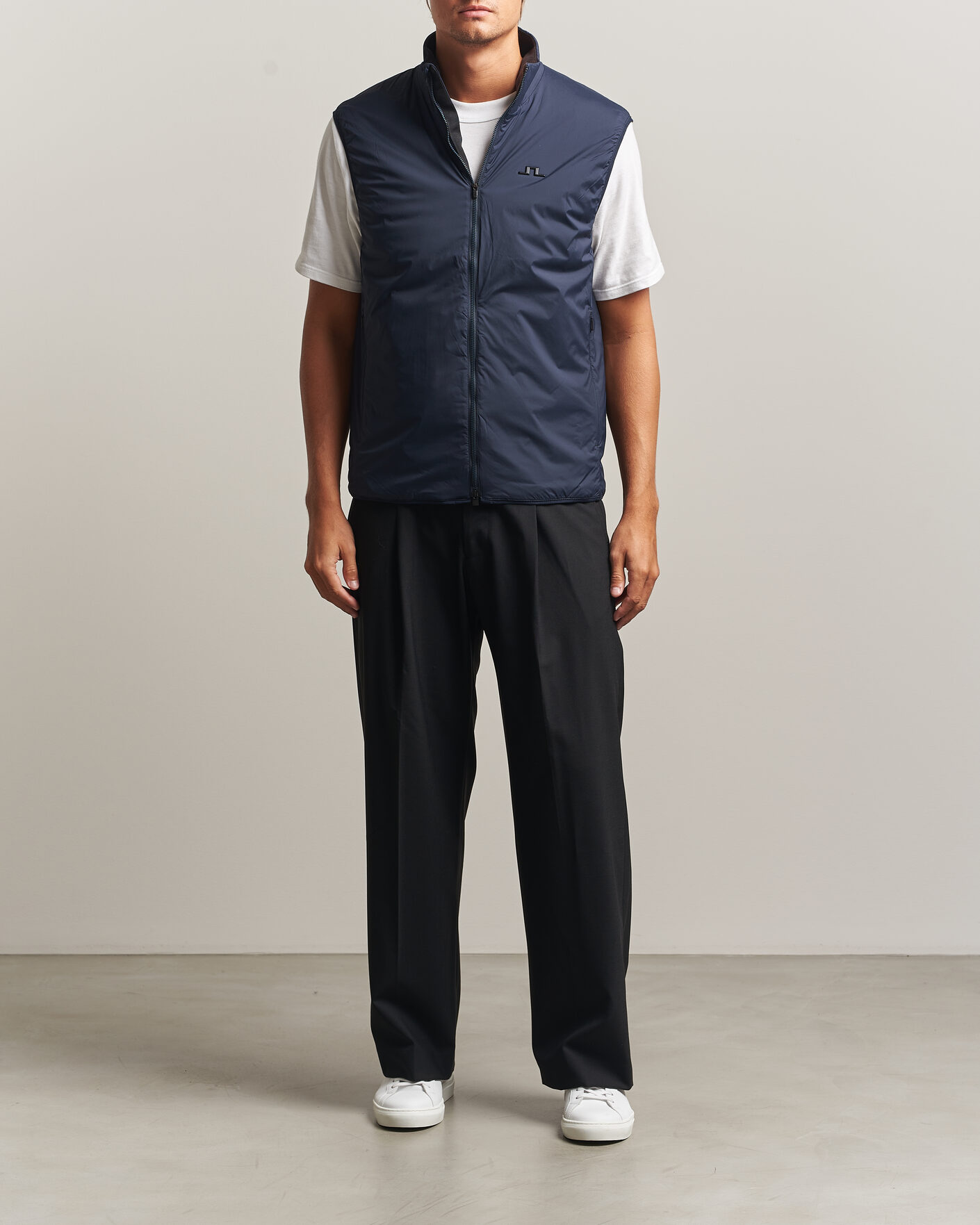 Uomini | Gilet | J.Lindeberg | Clinton Padded Vest JL Navy