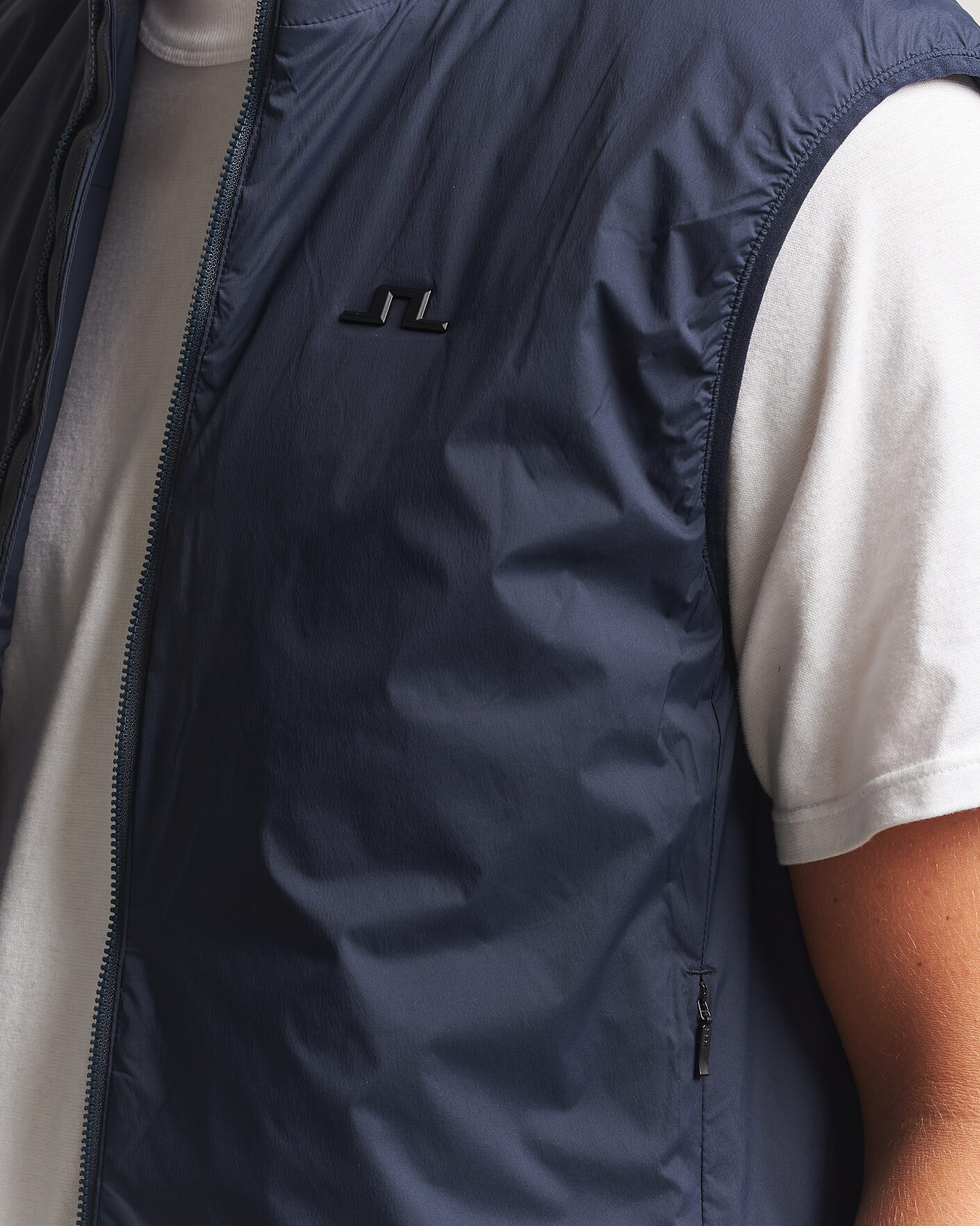 Uomini | Gilet | J.Lindeberg | Clinton Padded Vest JL Navy