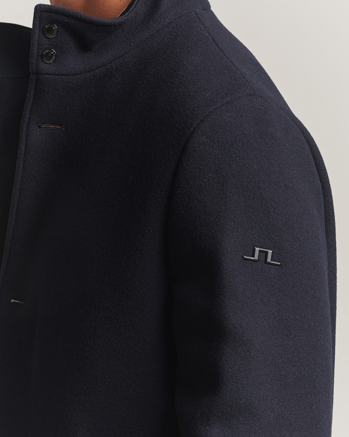 Uomini | Giacche | J.Lindeberg | Lexon Wool Coat JL Navy