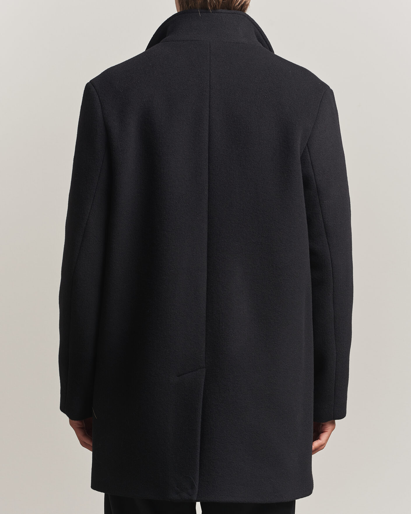Uomini | Giacche | J.Lindeberg | Lexon Wool Coat Black