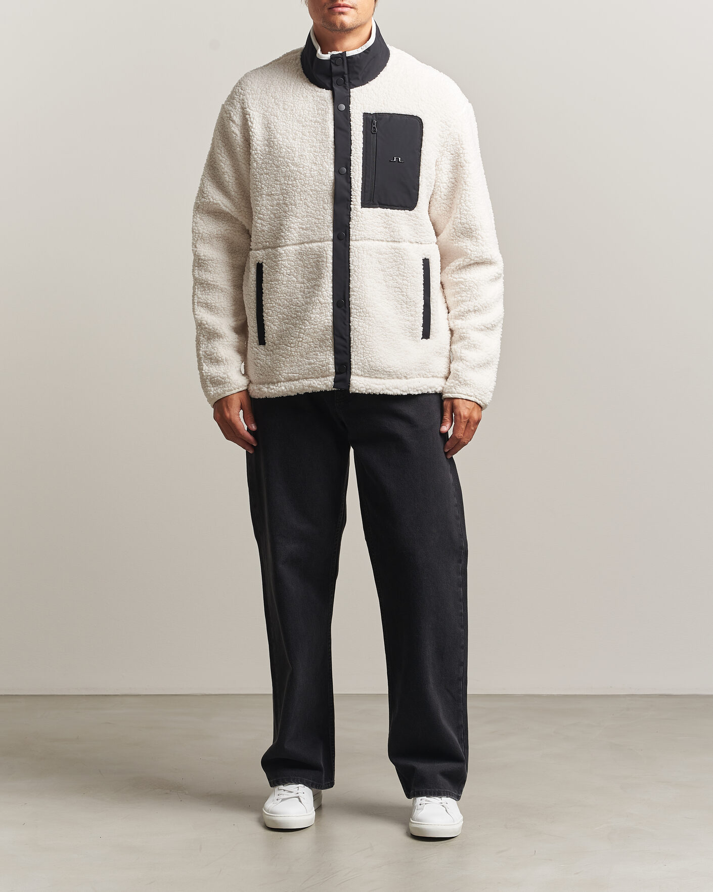 Uomini | Maglieria | J.Lindeberg | Marshall Pile Full Zip Tofu