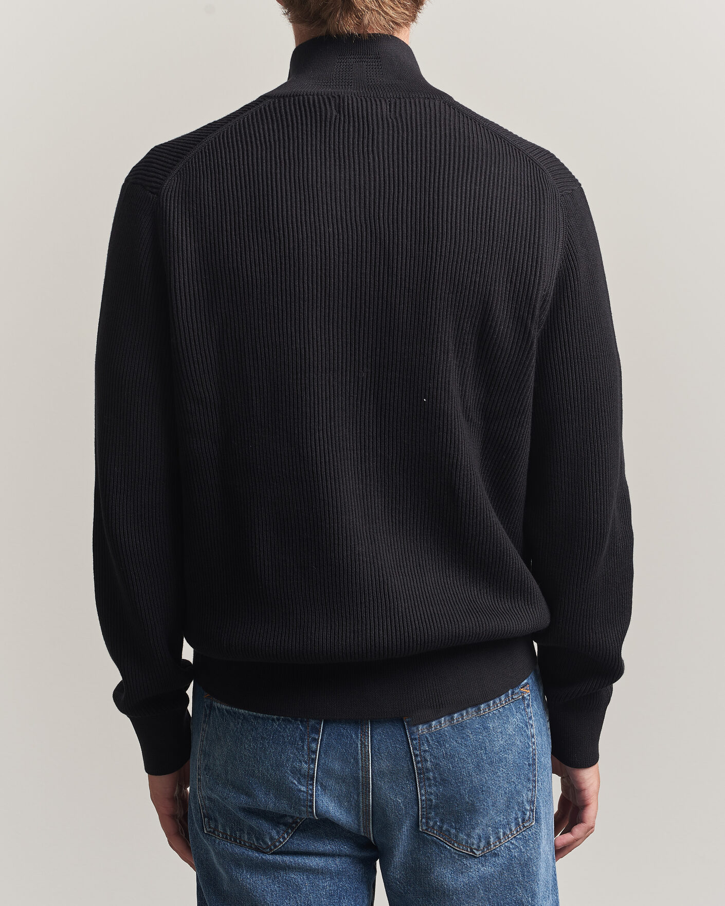 Uomini | Maglieria | J.Lindeberg | Alexis Cotton Full Zip Black