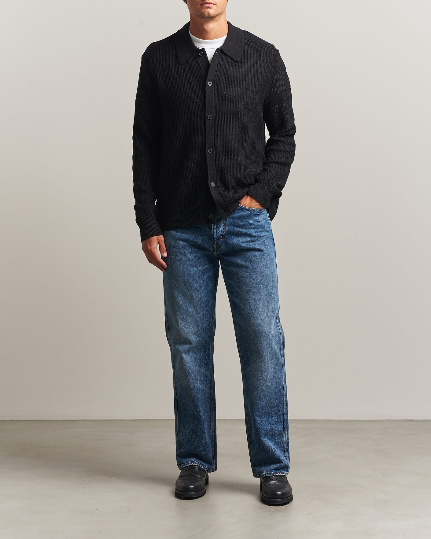 Uomini | Maglieria | J.Lindeberg | Willem Knitted Cardigan Black