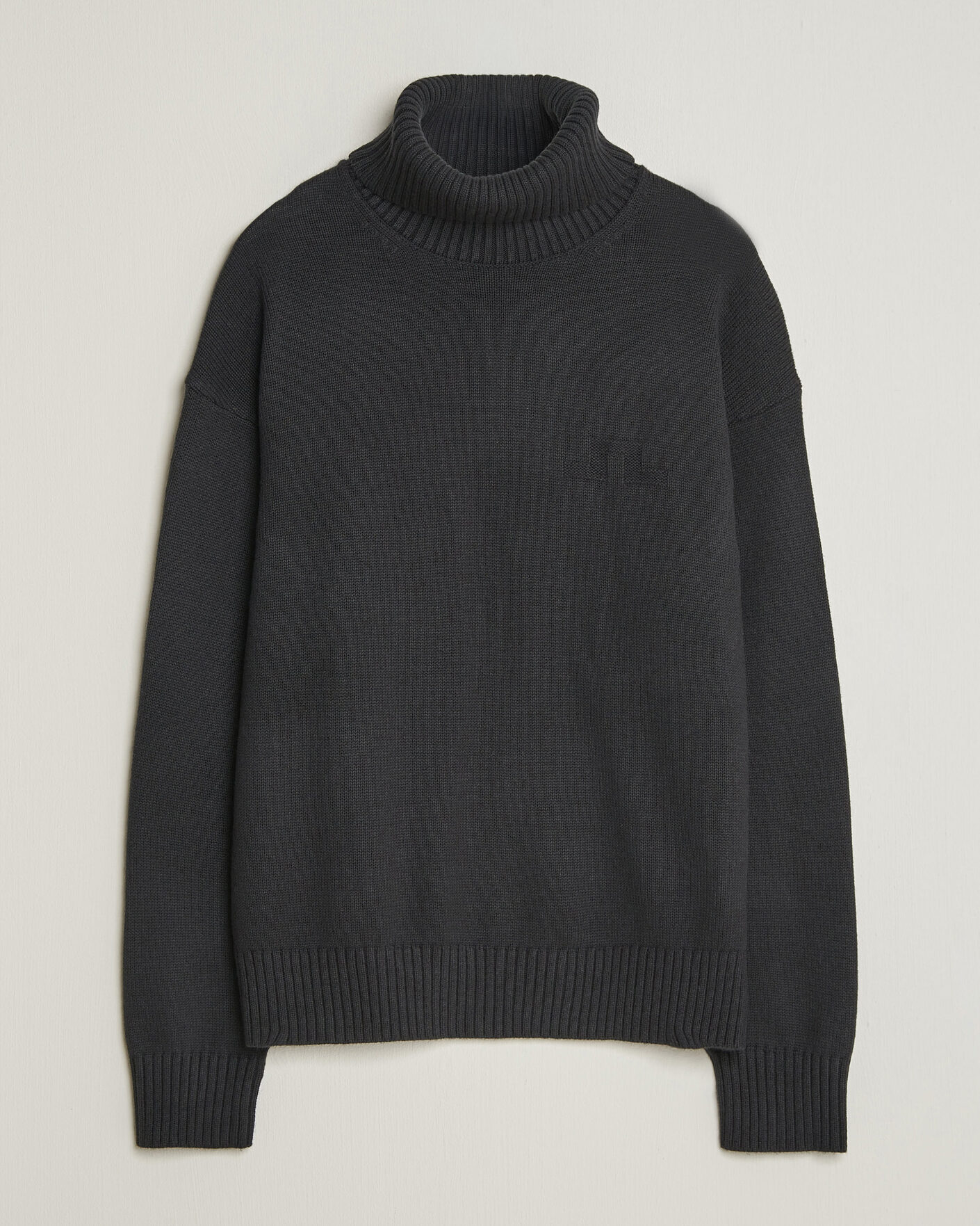 Uomini | Maglieria | J.Lindeberg | Eddy Wool/Cotton Knitted Turtleneck Black