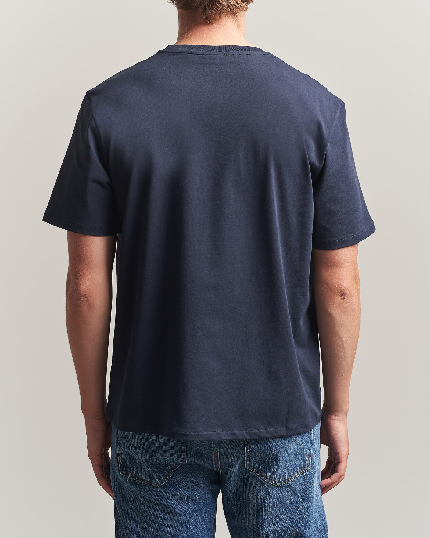 Uomini | T-shirt | J.Lindeberg | Alpha Crew Neck T-Shirt JL Navy