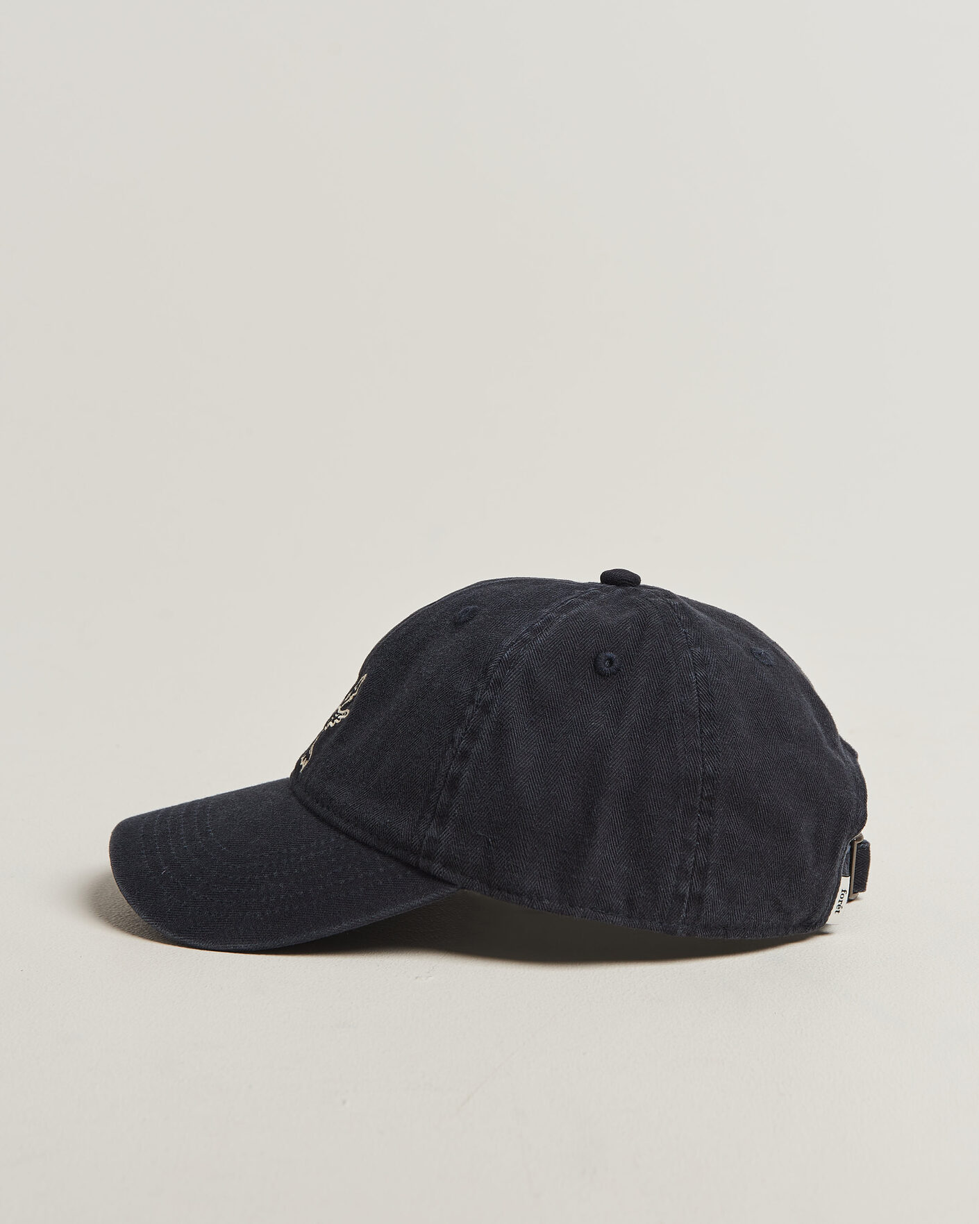 Uomini | Cappelli & Berretti | Forét | Bird Washed Herringbone Cap Navy